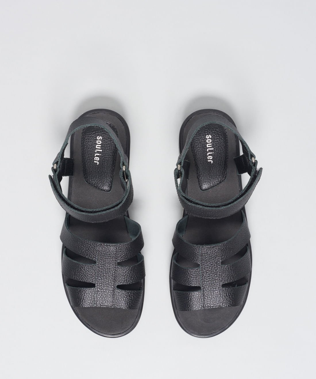 Rasteira Tratorada Isabel - Preto Preto 4