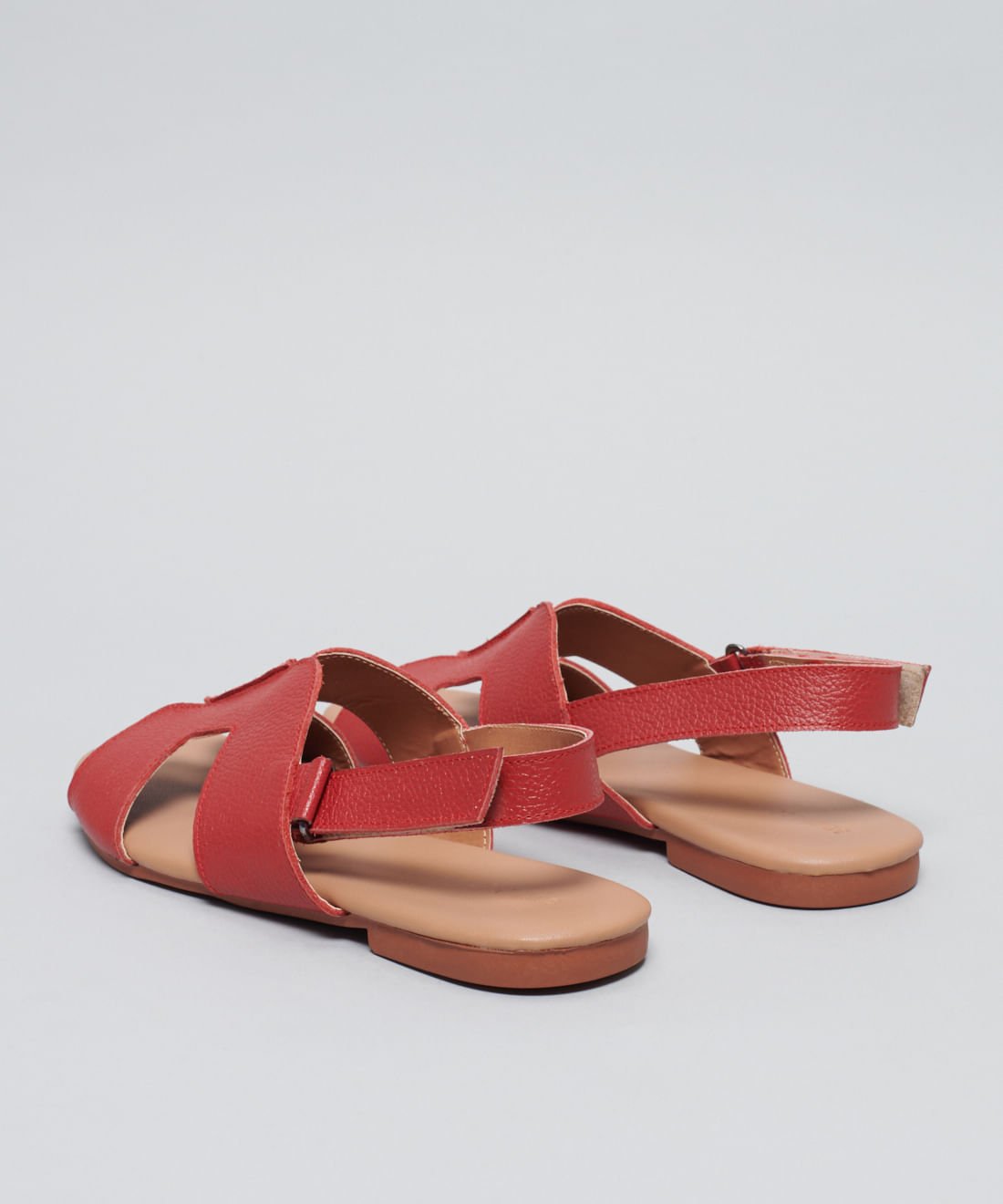 Rasteira Basica Helo Traseiro - Vermelho Vermelho 3