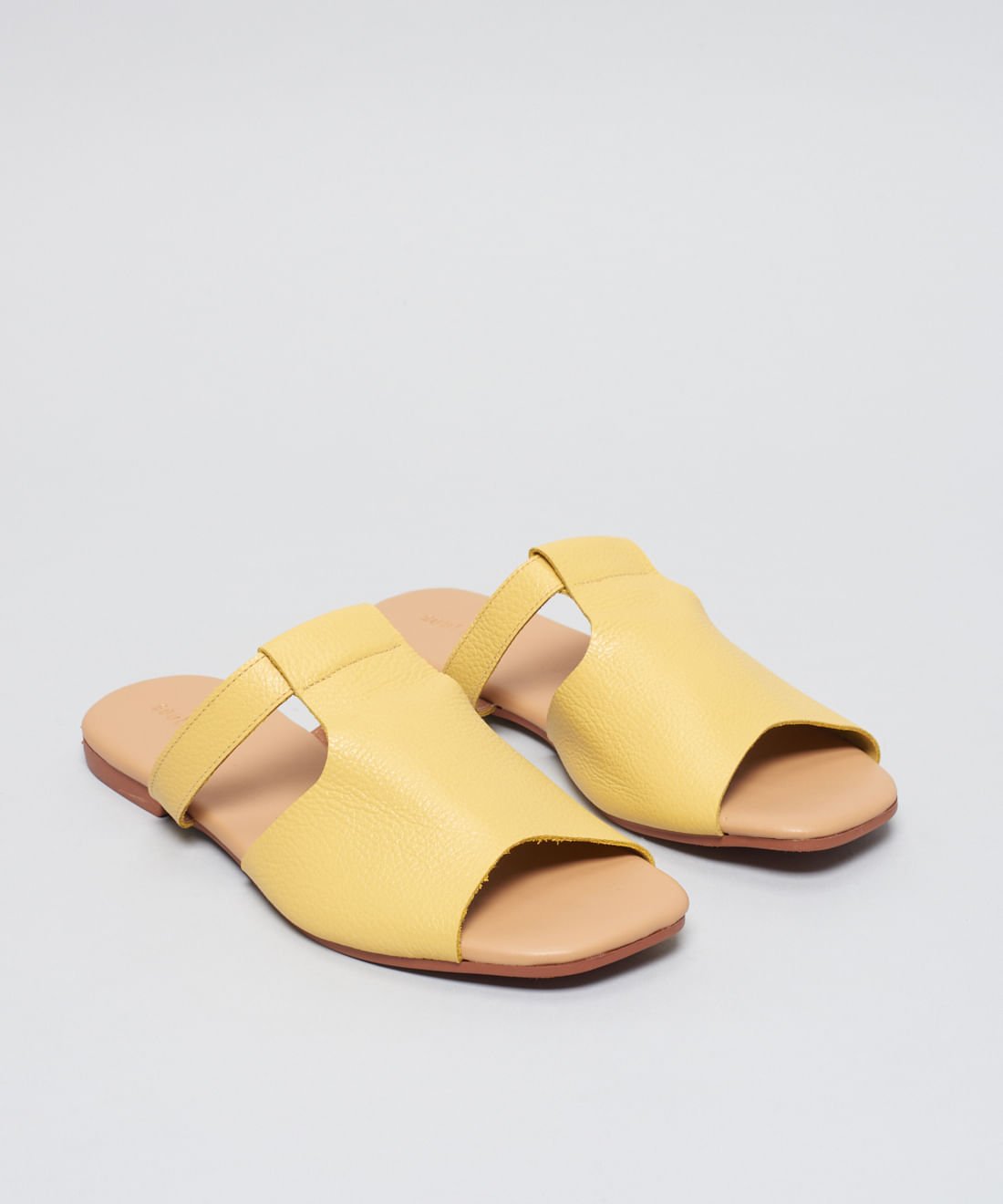 Rasteira Basica Couro Priscila - Camomila Camomila 2