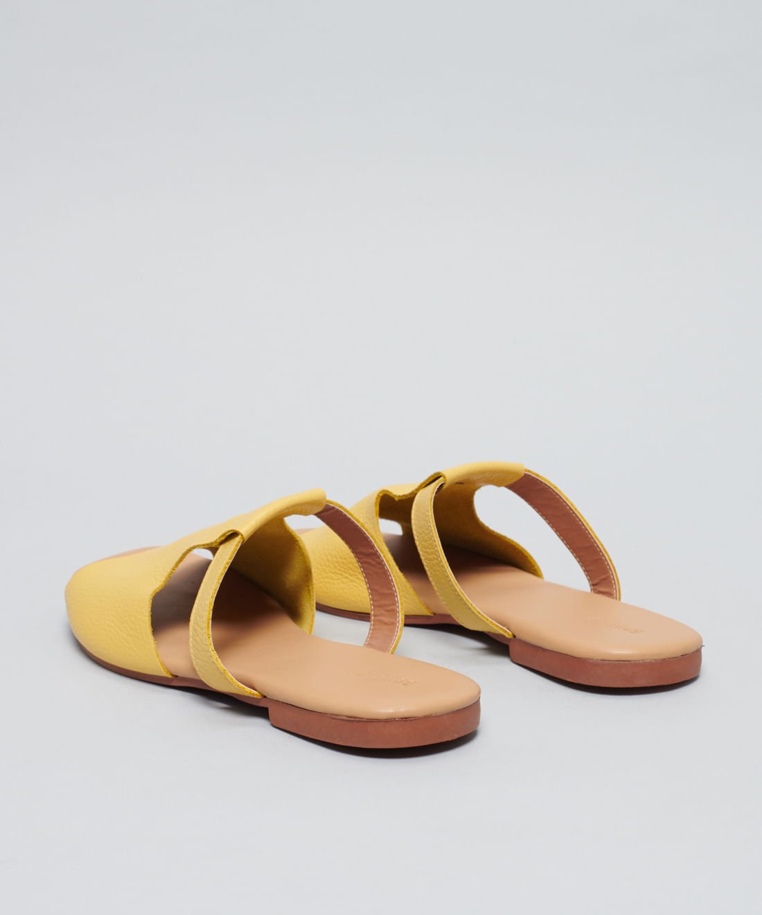 Rasteira Basica Couro Priscila - Camomila Camomila 3