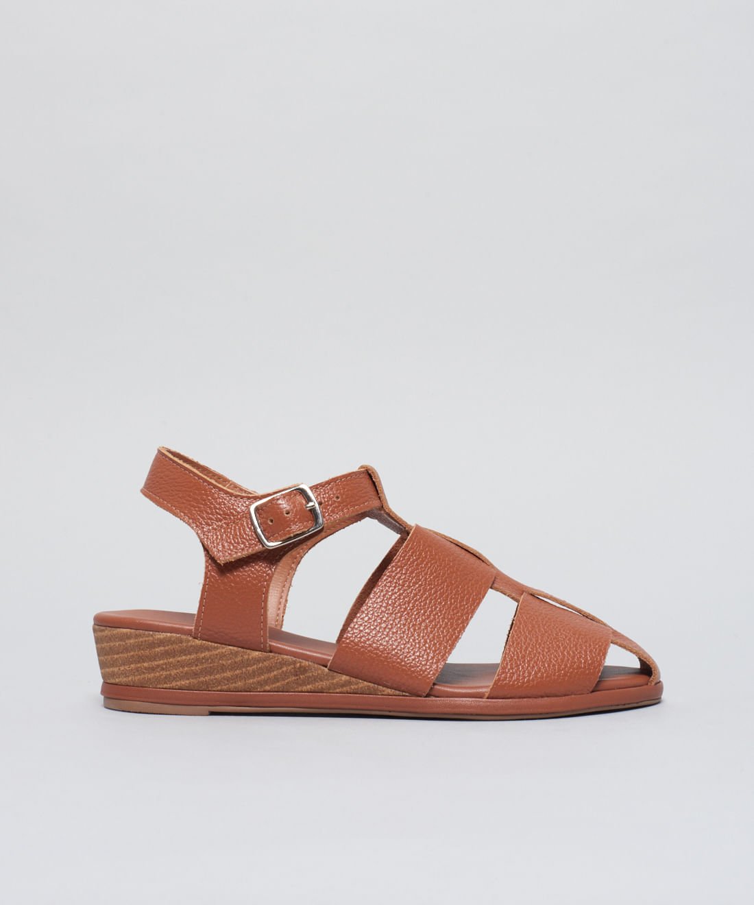 Anabela Couro Pescador Dani - Mousse