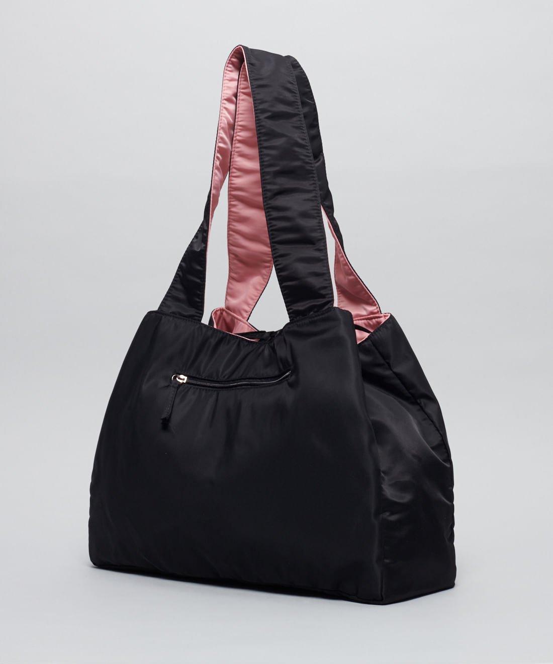 Bolsa Dupla Face Nylon Neo - Preto Preto 3