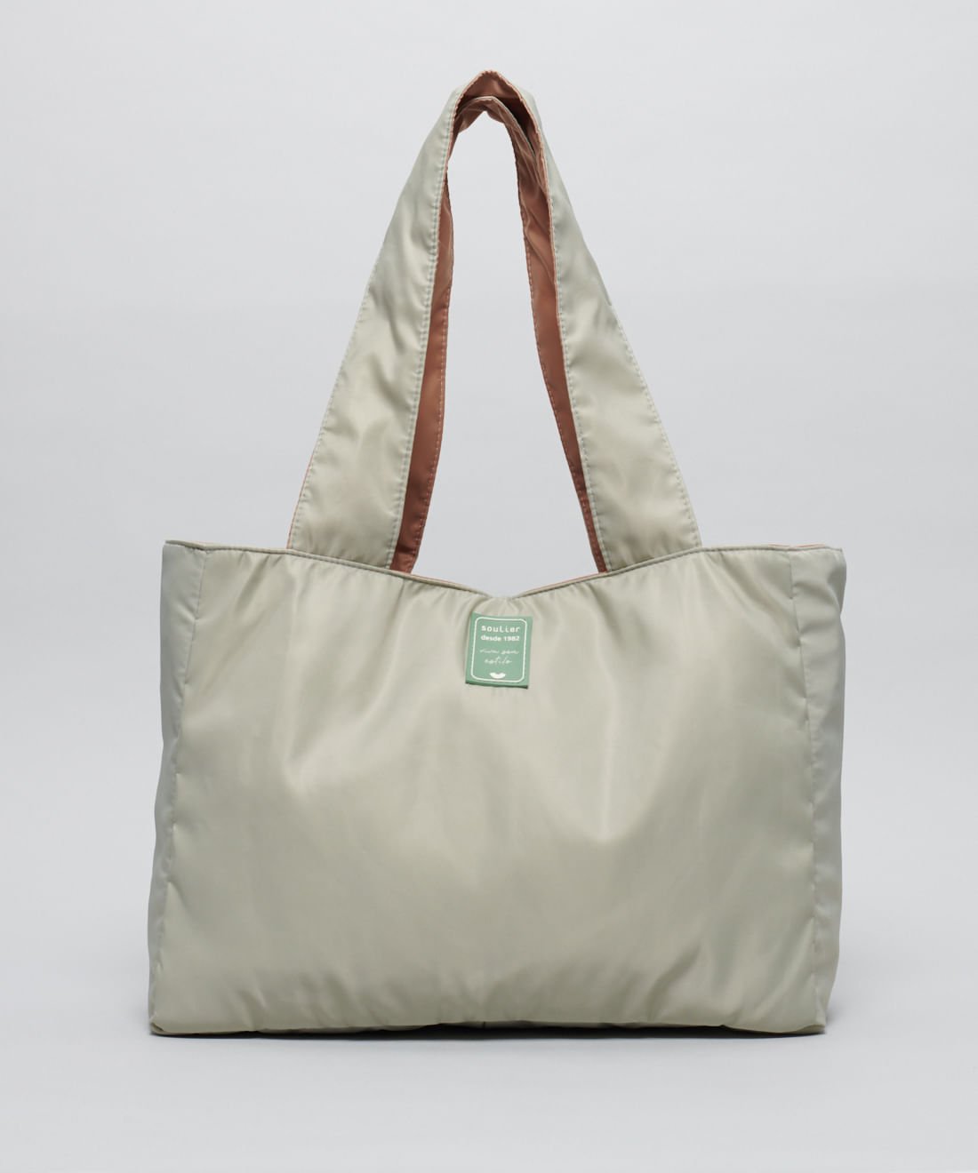 Bolsa Dupla Face Nylon Neo - Pistache Pistache 3