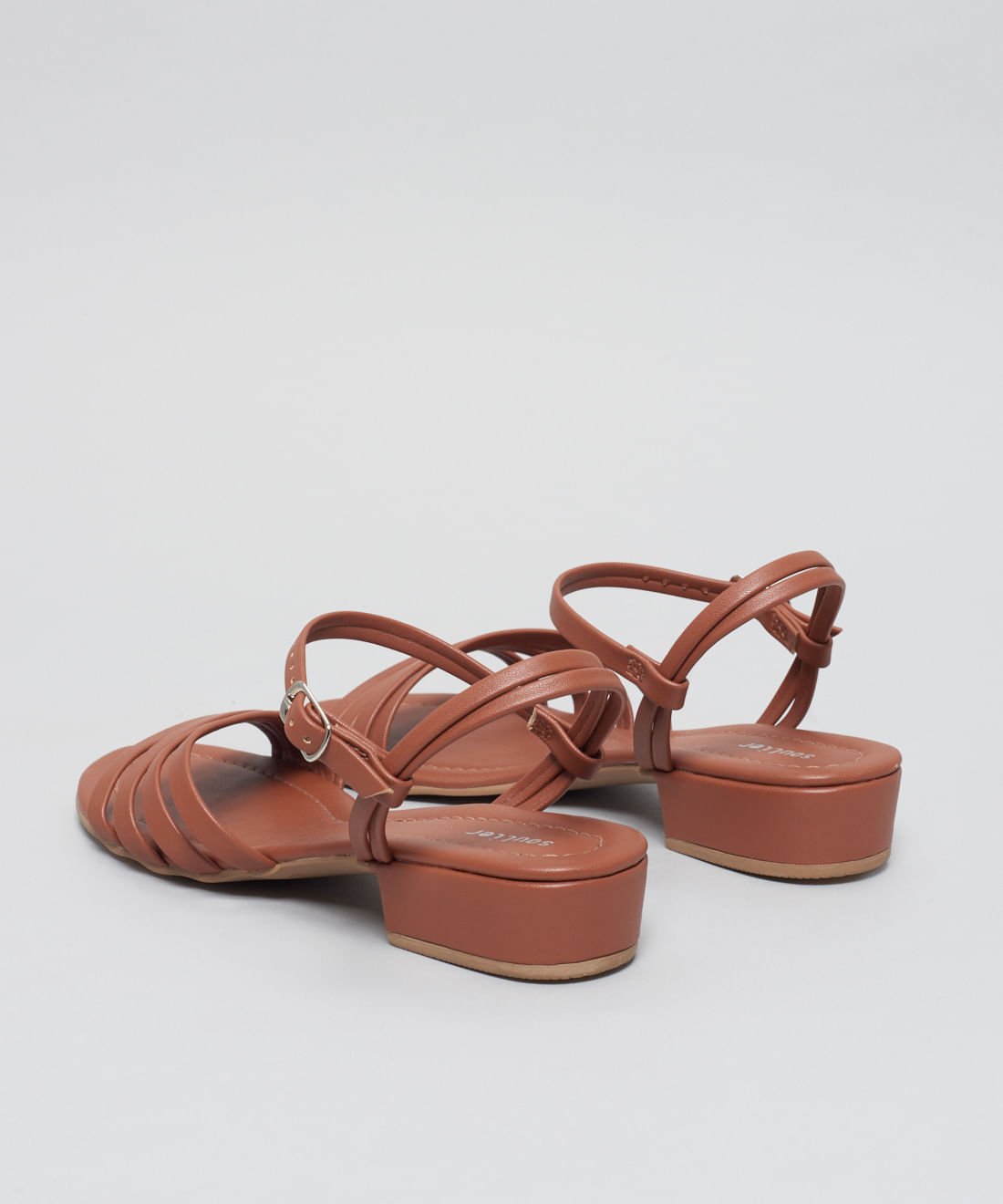 Rasteira Saltinho Nat - Mousse Marrom 3