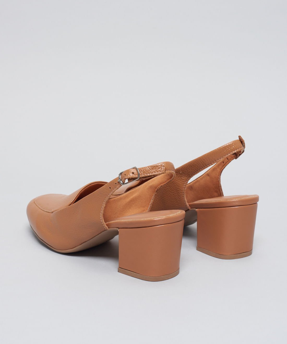 Scarpin Couro Antonia - Caramelo Caramelo 3