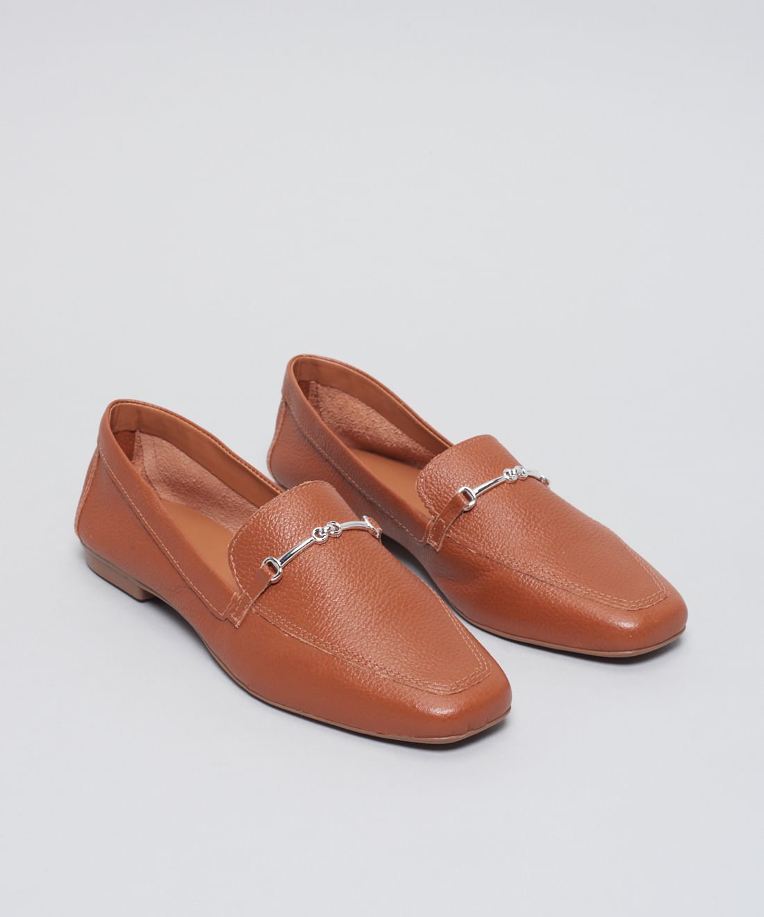 Mocassim Couro Bridao - Mousse Marrom 2