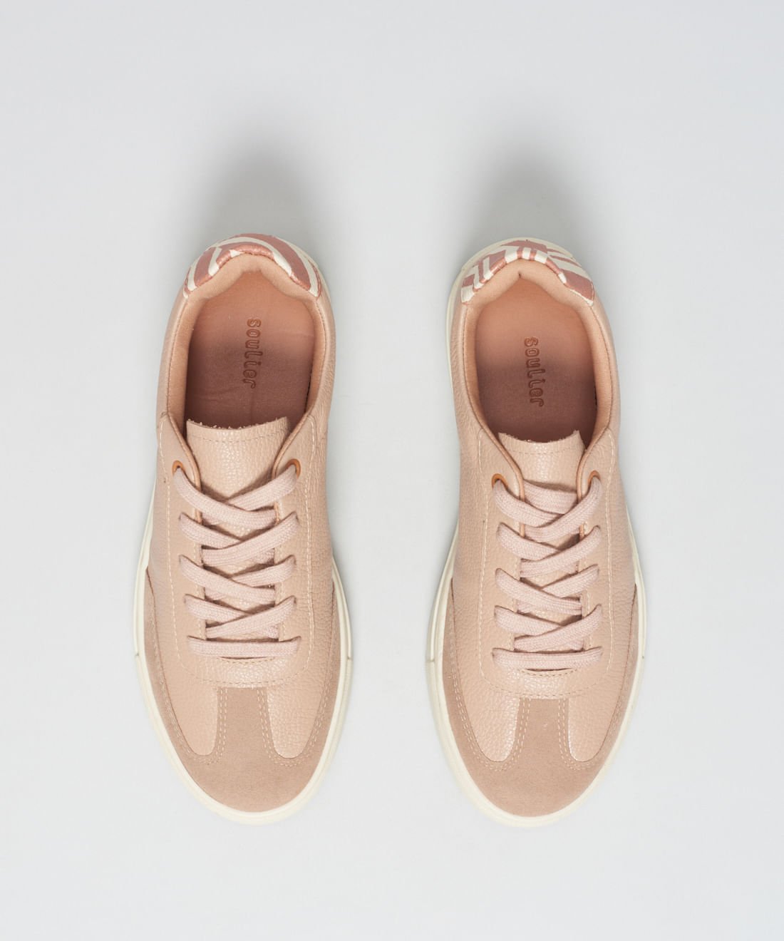 Tenis Couro Listra Duo - Avela Rosa 4