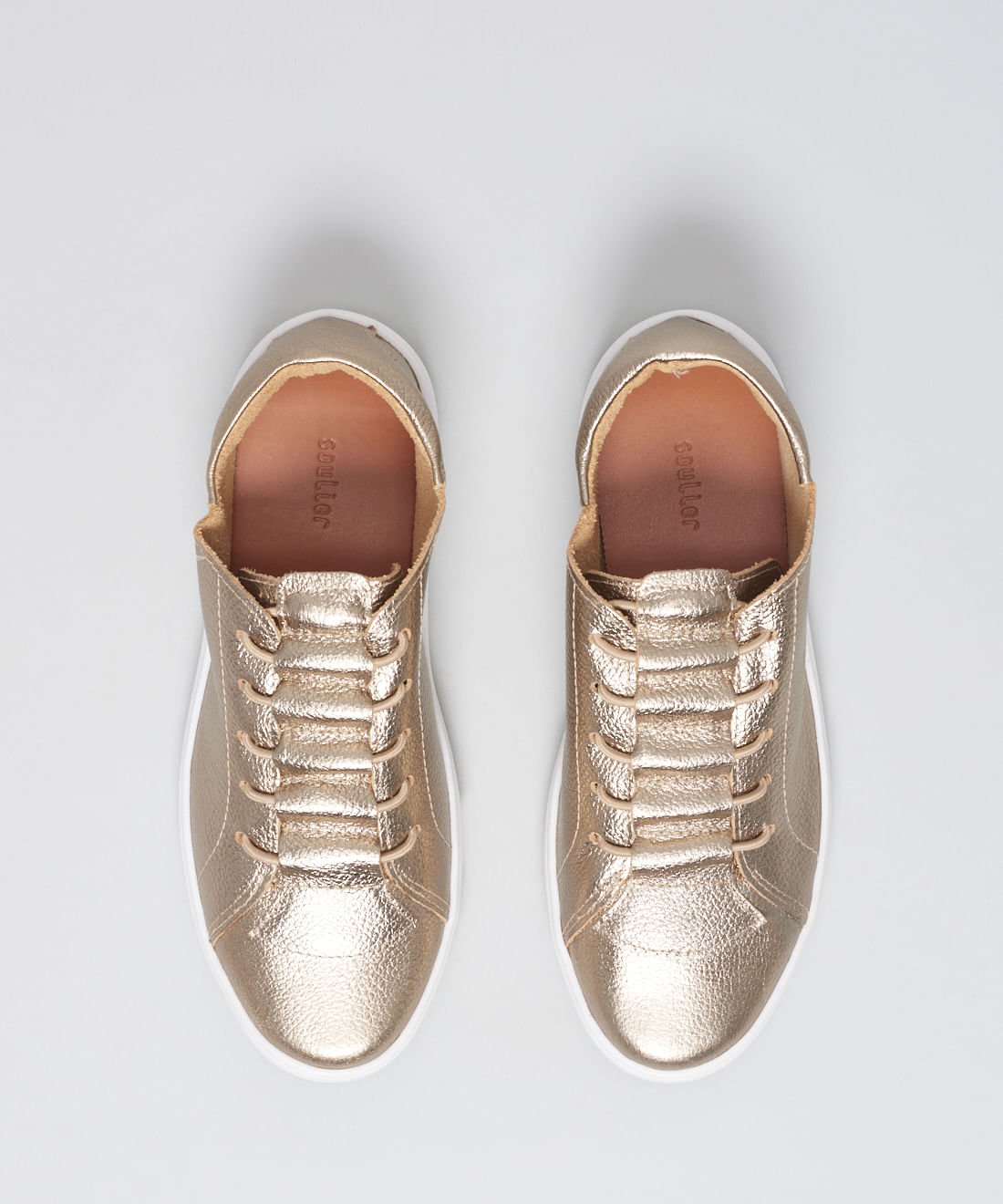 Tenis Couro Casual Elastico Neo - Prata Velho Prata Velho 4