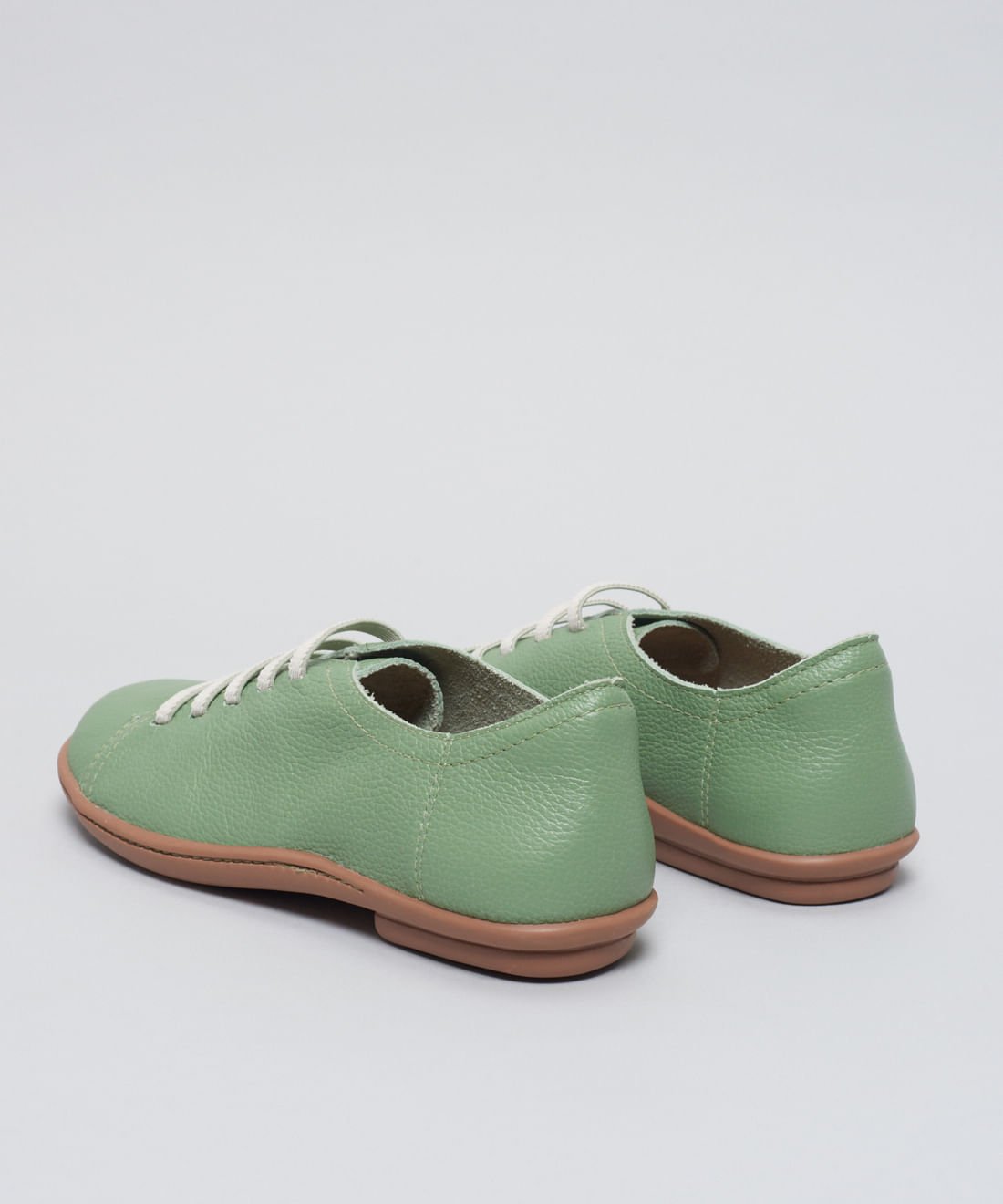 Tenis Couro Comfort Ellen - Pistache Verde 3