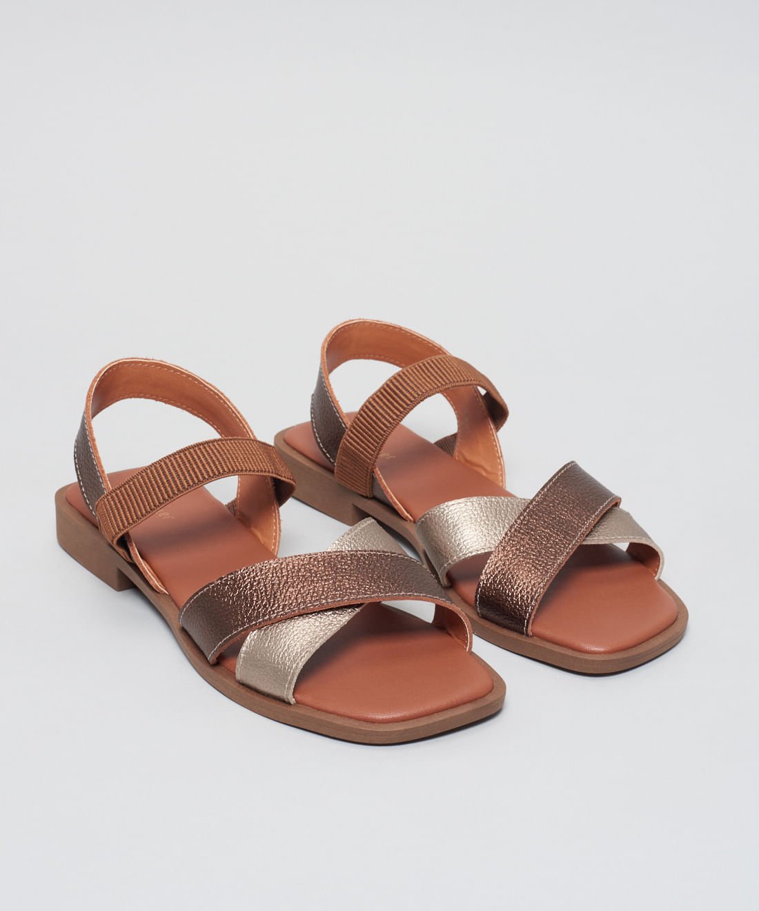 Rasteira Couro Tereza - Colors Bronze 2