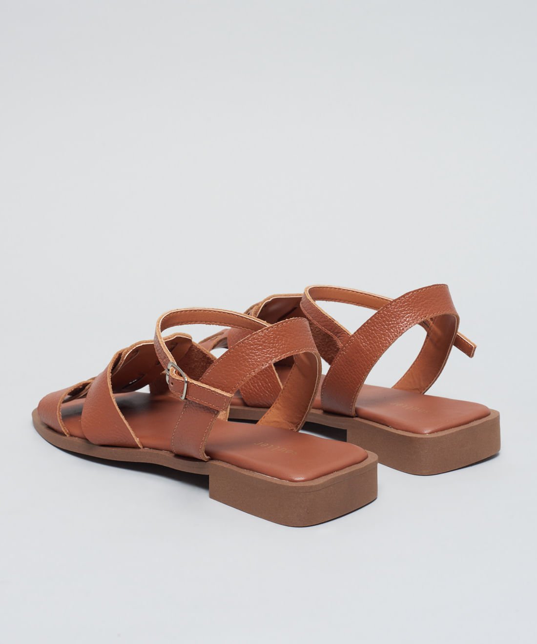 Rasteira Pescador Duo - Mousse Marrom 3