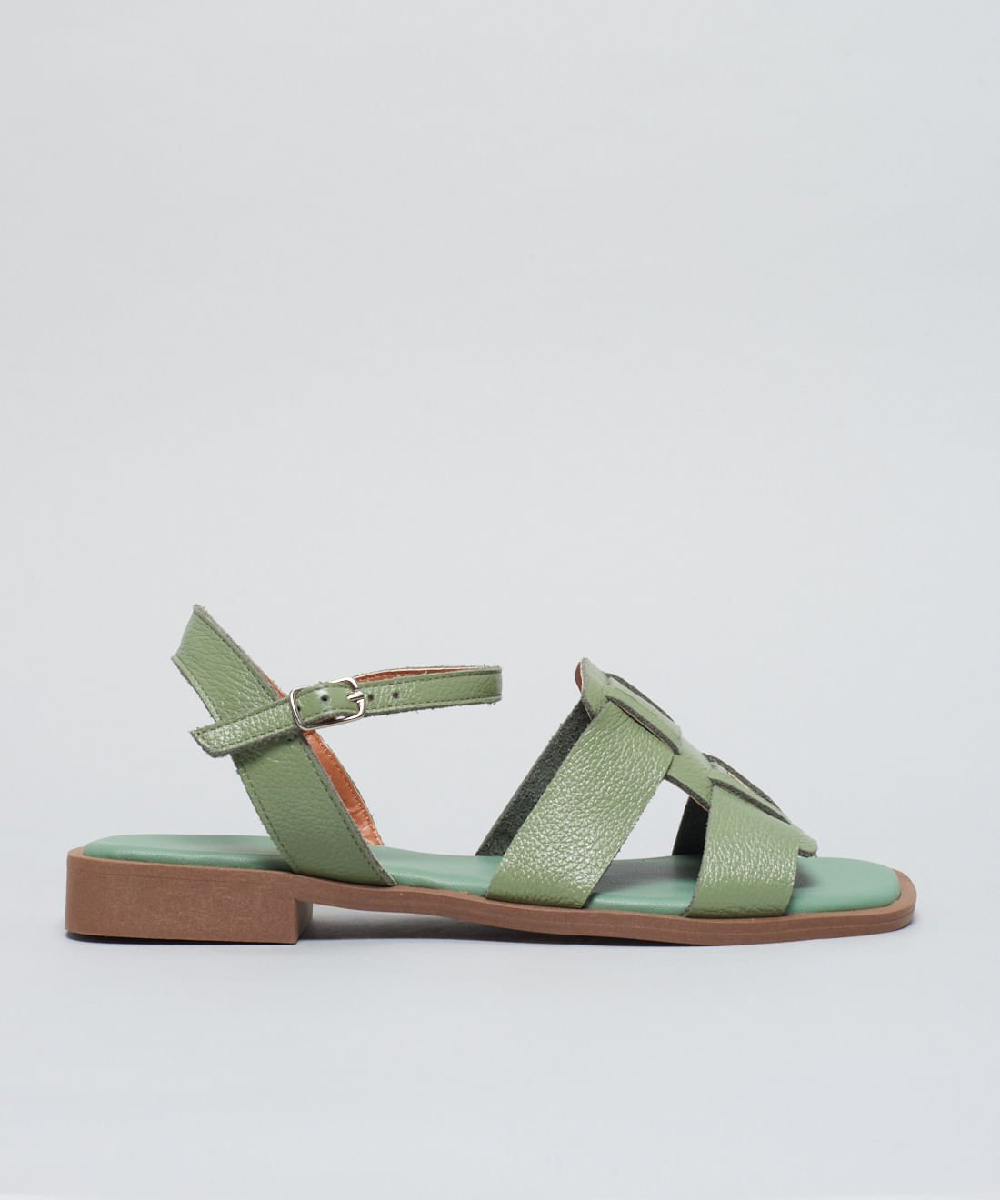 Rasteira Pescador Duo - Pistache