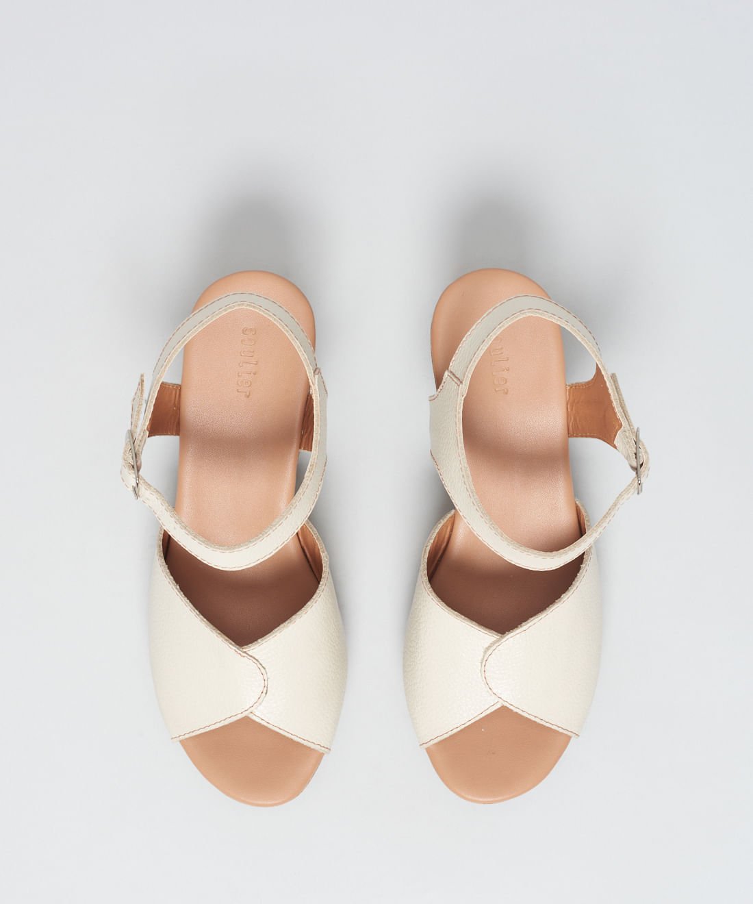 Anabela Couro Julia - Offwhite Off White 4