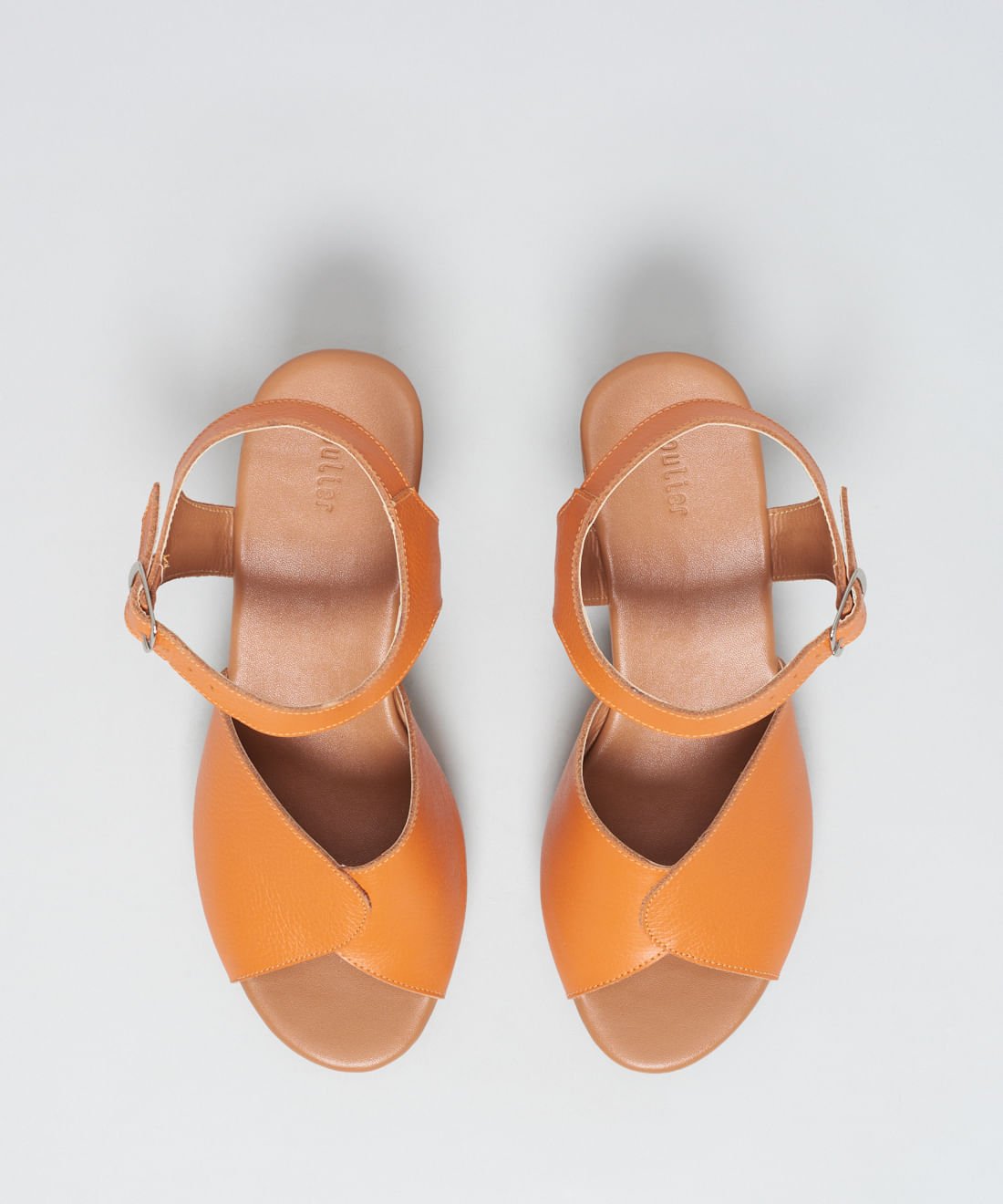 Anabela Couro Julia - Tangerina Laranja 4