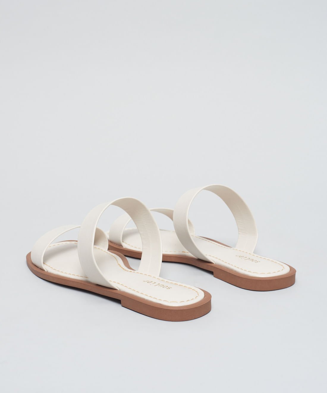 Rasteira Basica Soft Gabi - Offwhite Off White 3