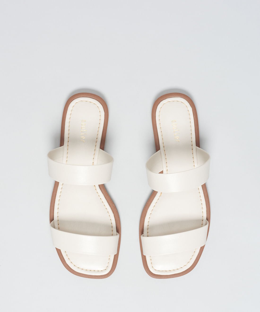 Rasteira Basica Soft Gabi - Offwhite Off White 4