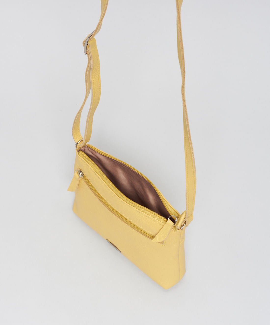 Bolsa p Couro Rita - Camomila Amarelo 3