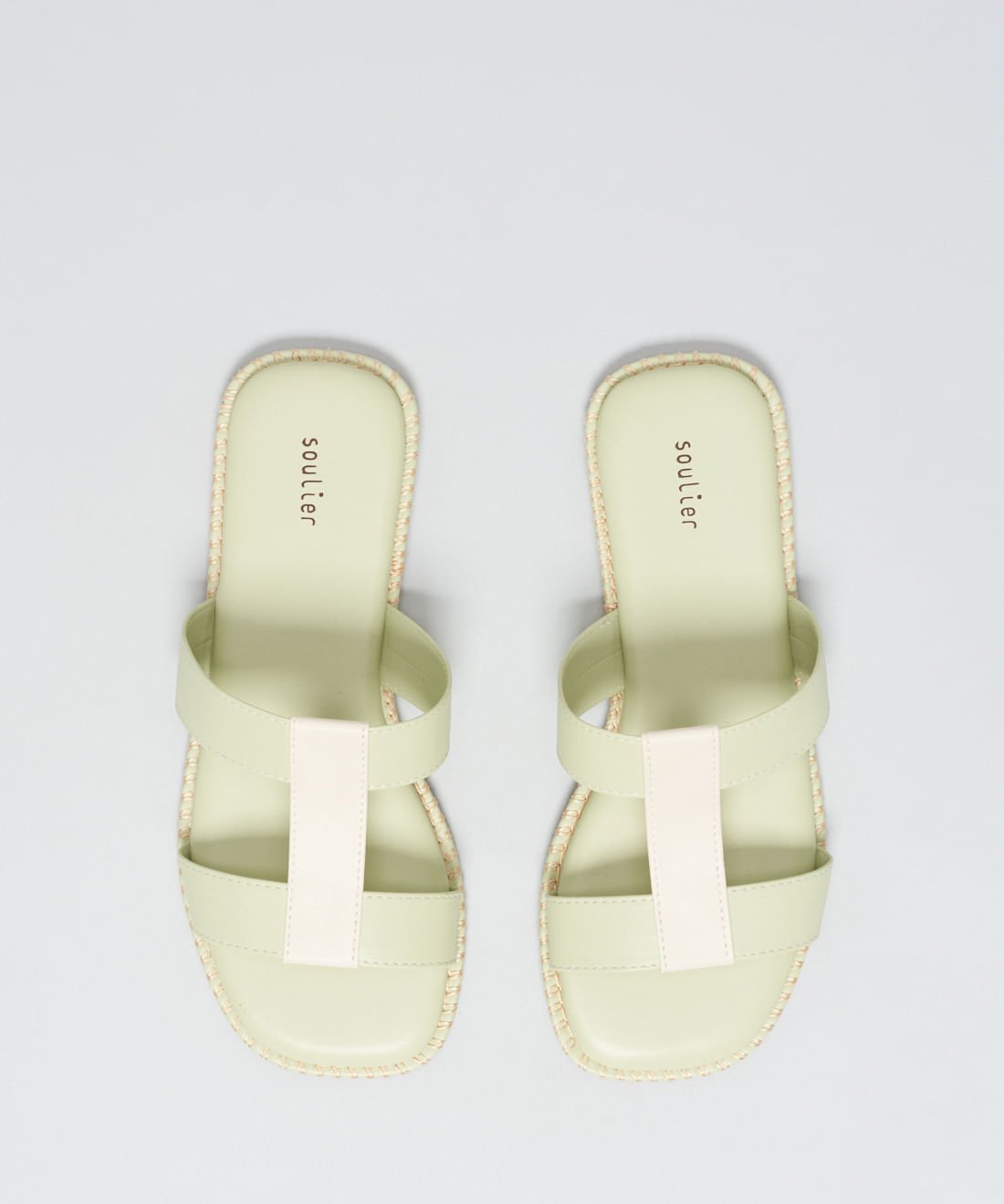 Rasteira Basica Soft Mari - Pistache Verde 4