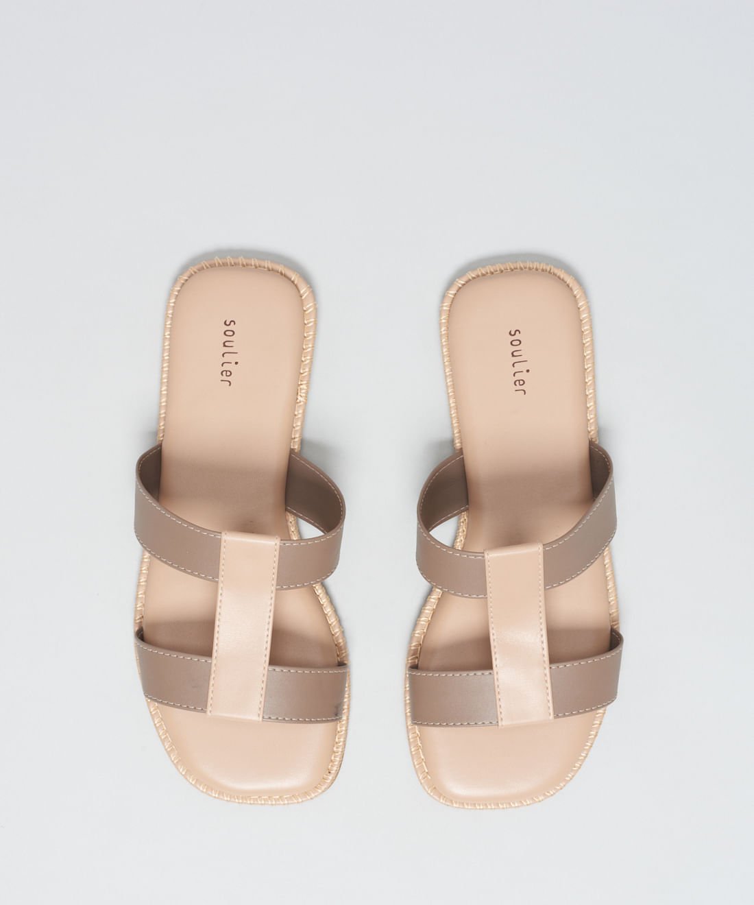 Rasteira Basica Soft Mari - Cinza Cinza 4