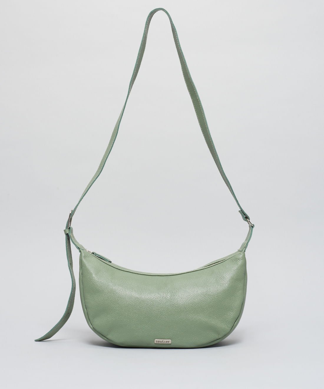 Bolsa m Couro Liz - Pistache