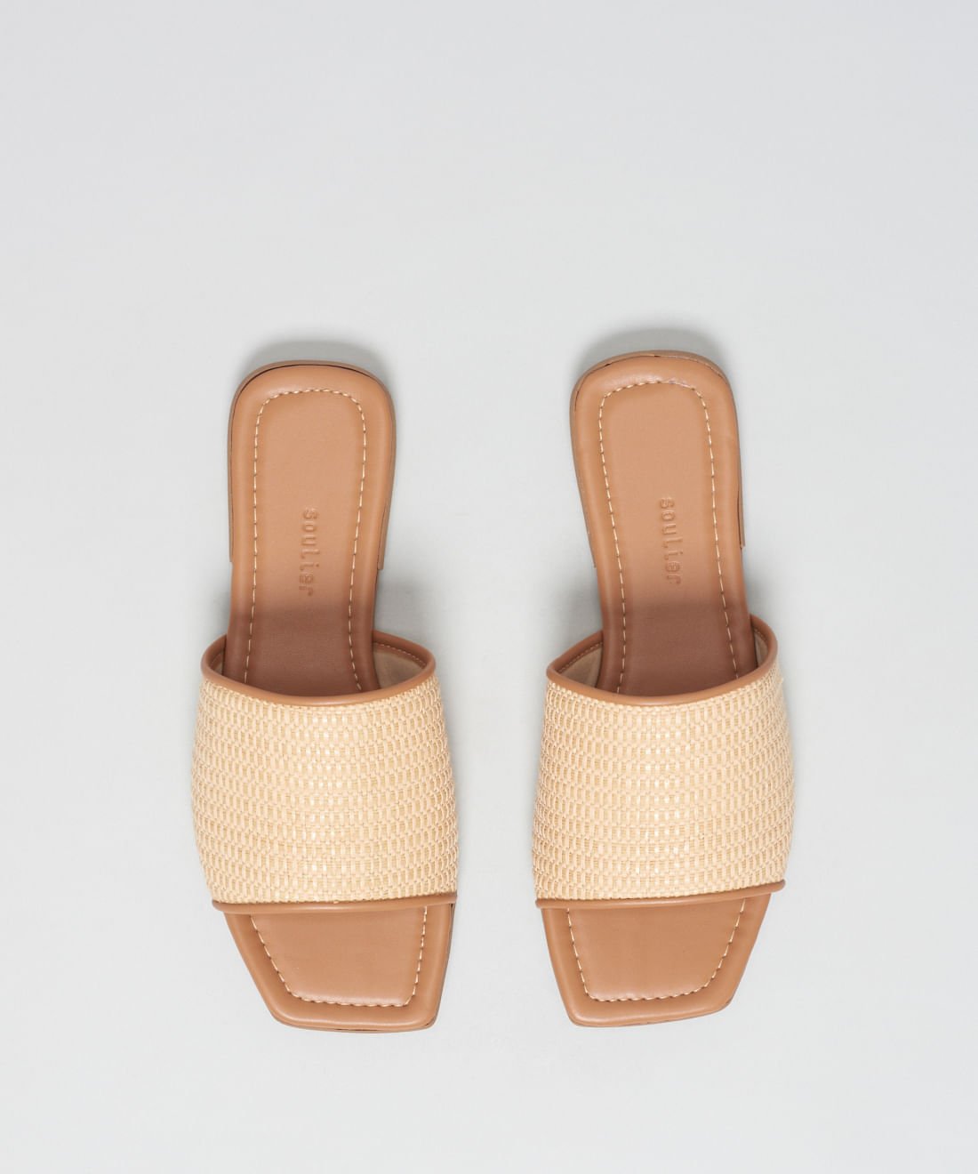 Rasteira Rafia Basica - Palha Natural Bege 4