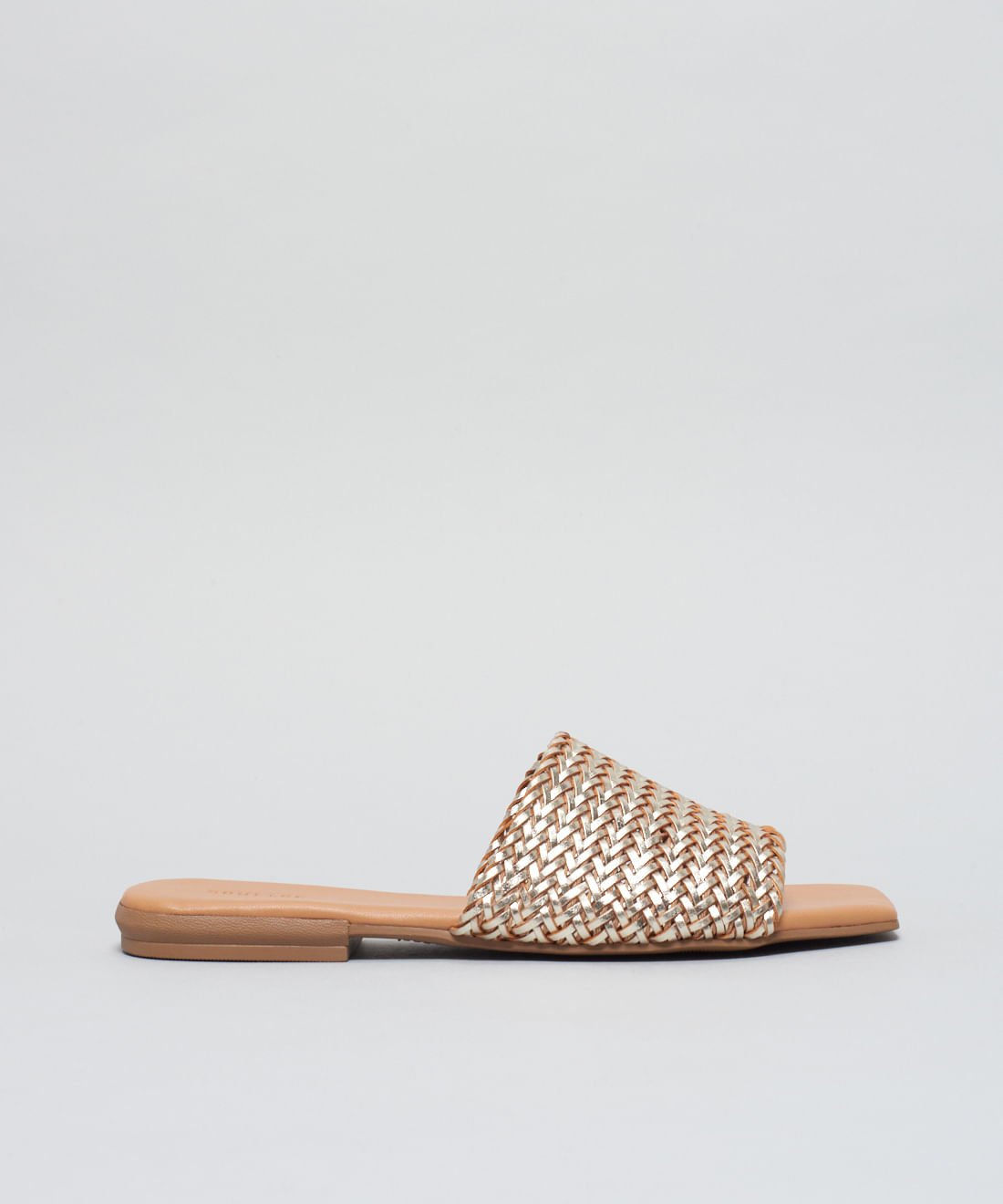 Rasteira Tresse Basica Soul - Prata Velho