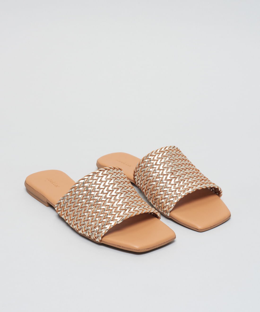 Rasteira Tresse Basica Soul - Prata Velho Prata Velho 2