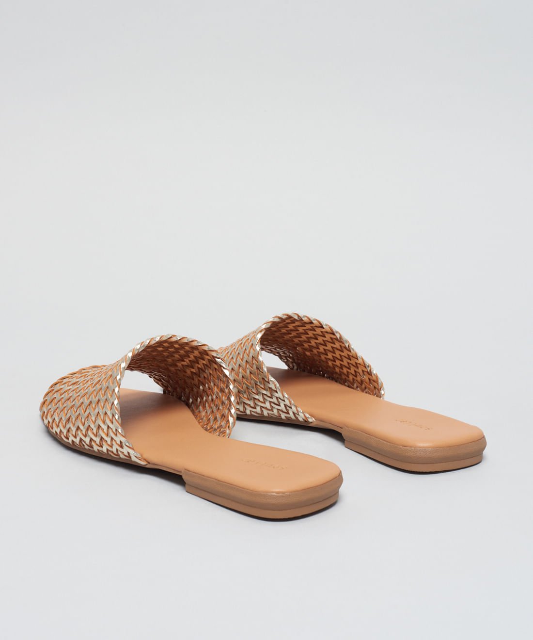 Rasteira Tresse Basica Soul - Prata Velho Prata Velho 3