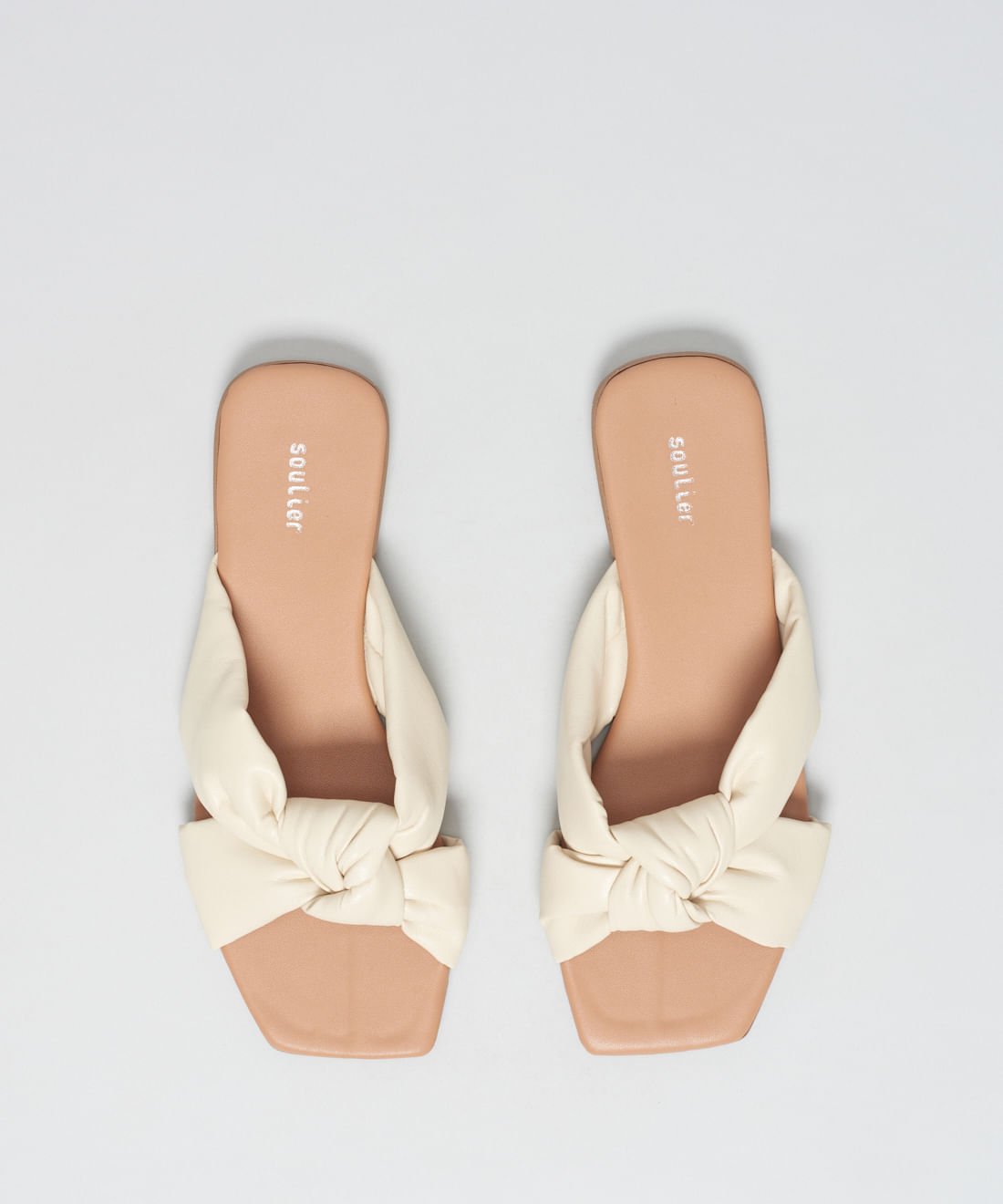 Rasteira Basica Soft No - Offwhite Branco 4