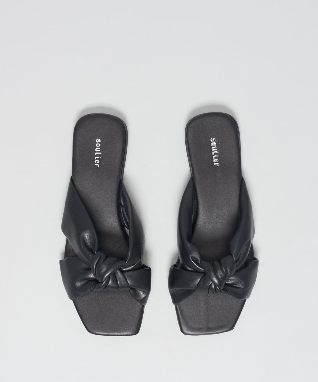 Rasteira Basica Soft No - Preto Preto 4