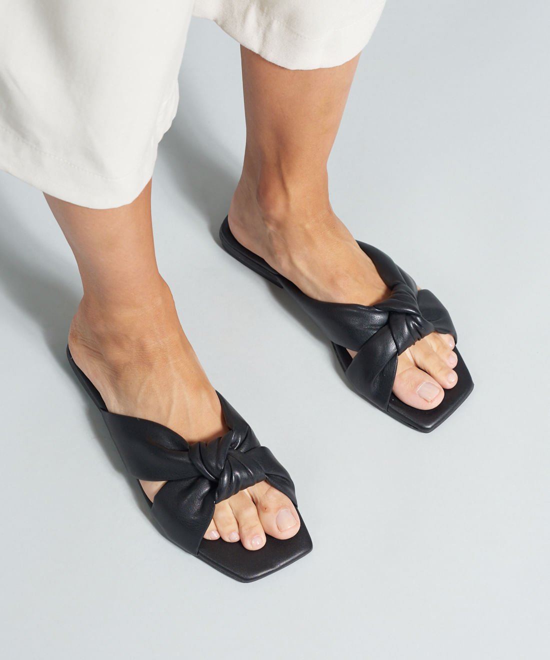 Rasteira Basica Soft No - Preto Preto 5