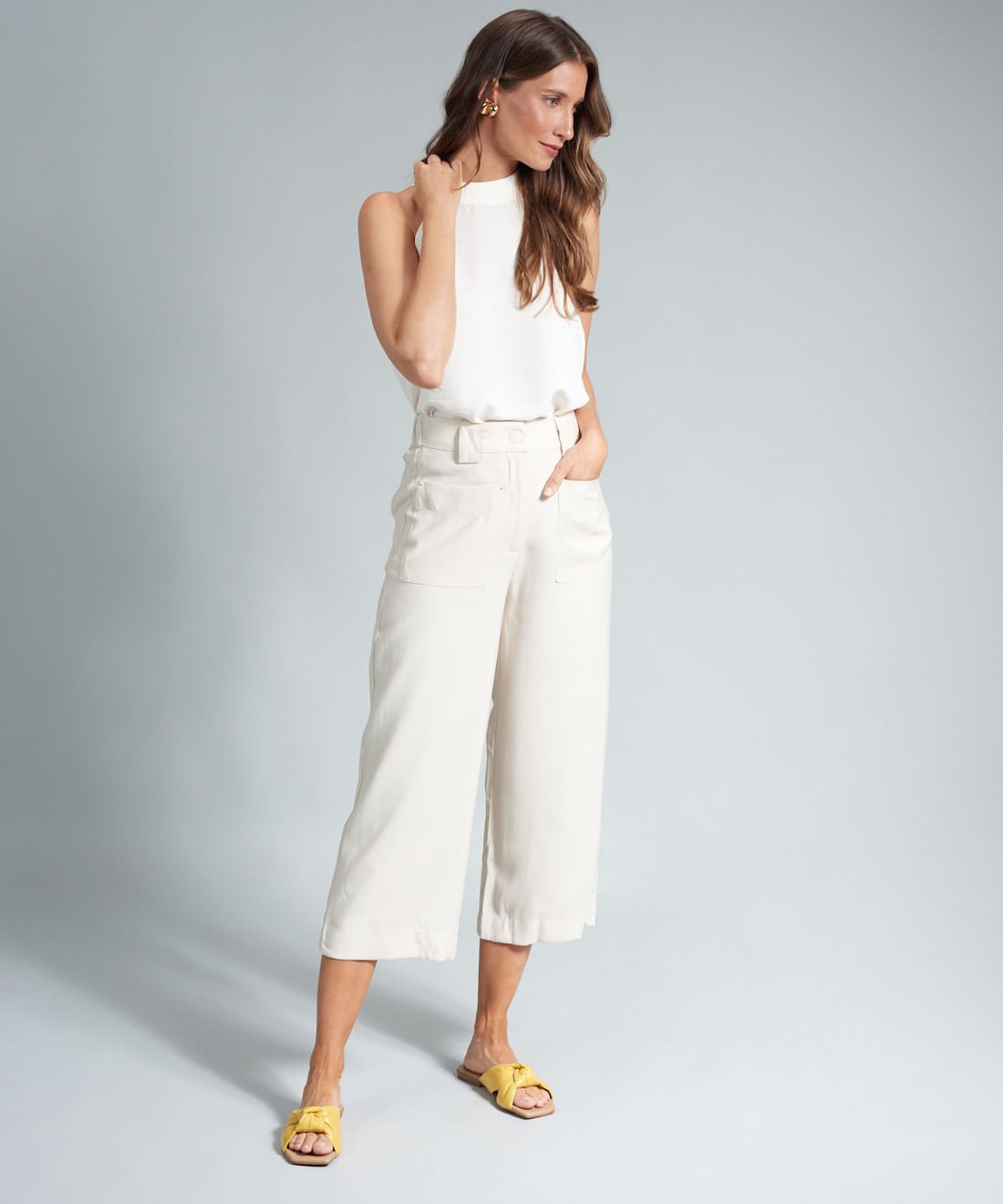 Rasteira Basica Soft No - Camomila Amarelo 5