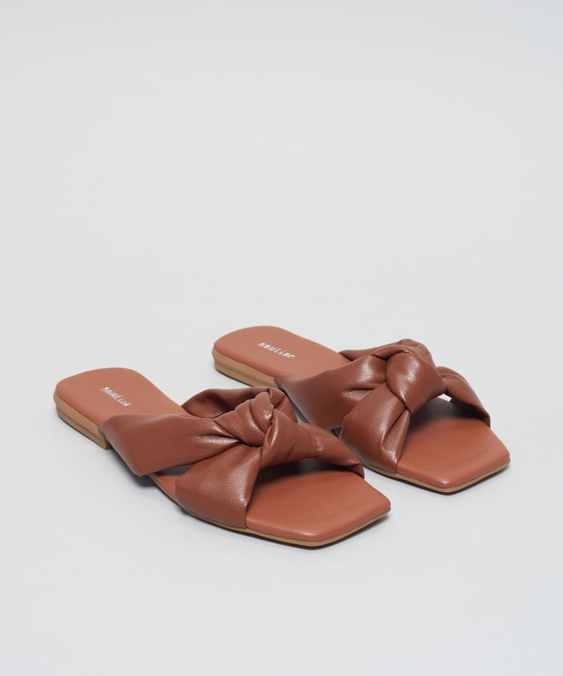 Rasteira Basica Soft No - Mousse Marrom 2