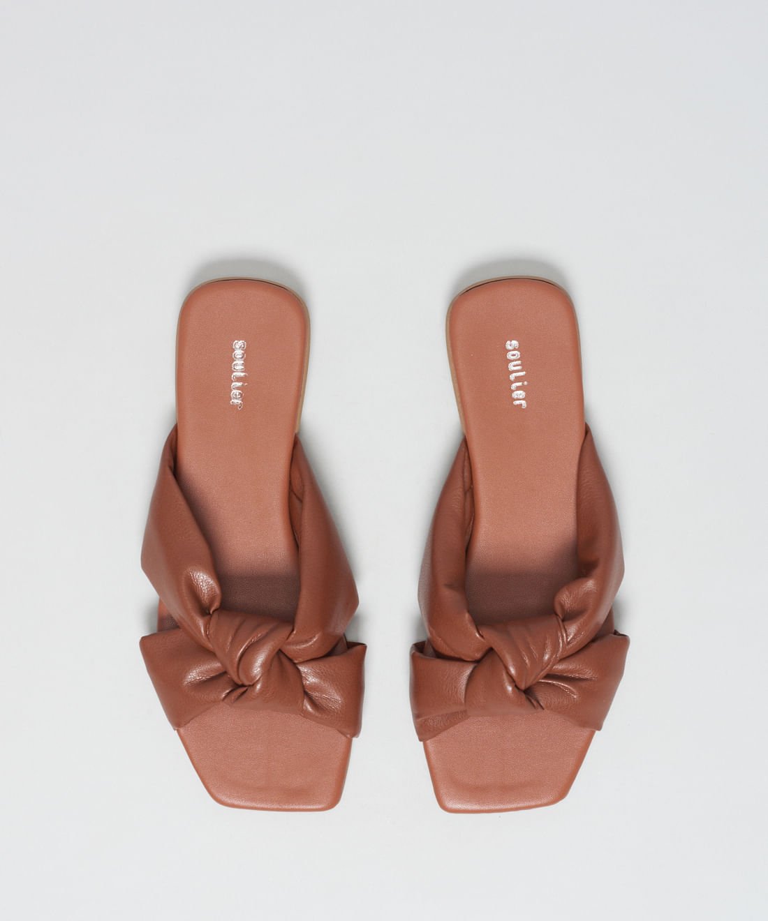 Rasteira Basica Soft No - Mousse Marrom 4