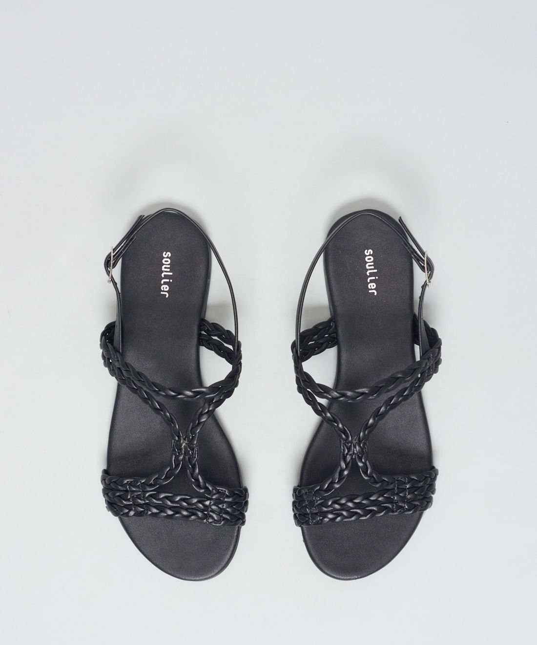 Rasteira Basica Soft Bel - Preto Preto 4