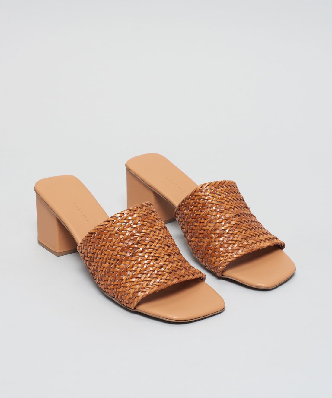 Sandalia Media Tresse Grazi - Caramelo Marrom 2