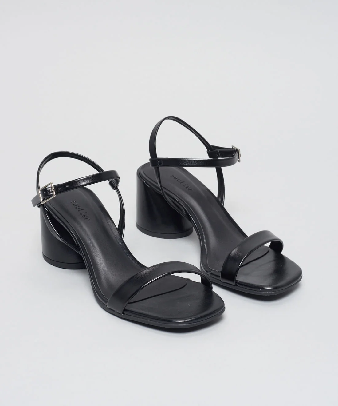 Sandalia Media Soft Bloco - Preto Preto 2