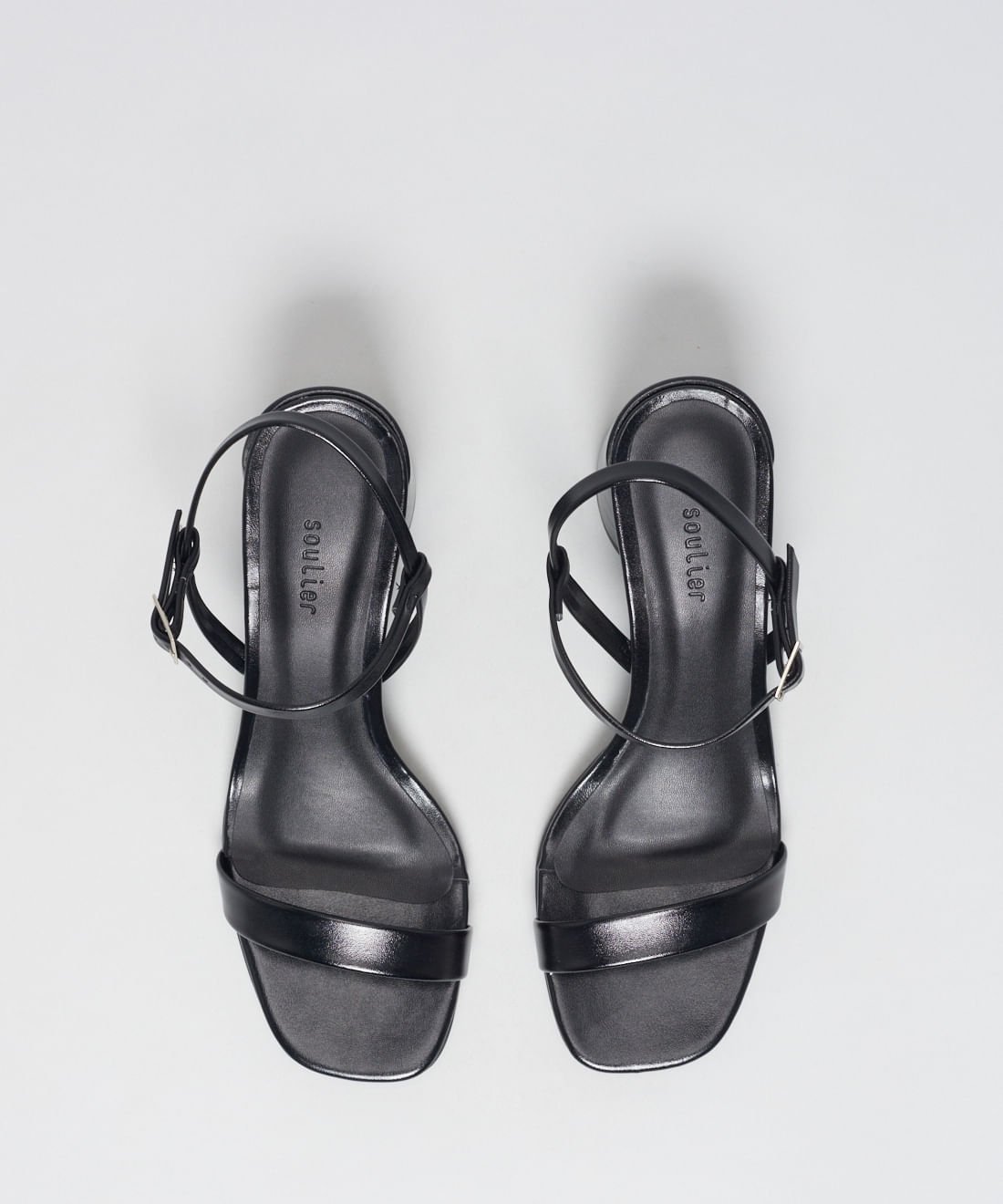 Sandalia Media Soft Bloco - Preto Preto 4