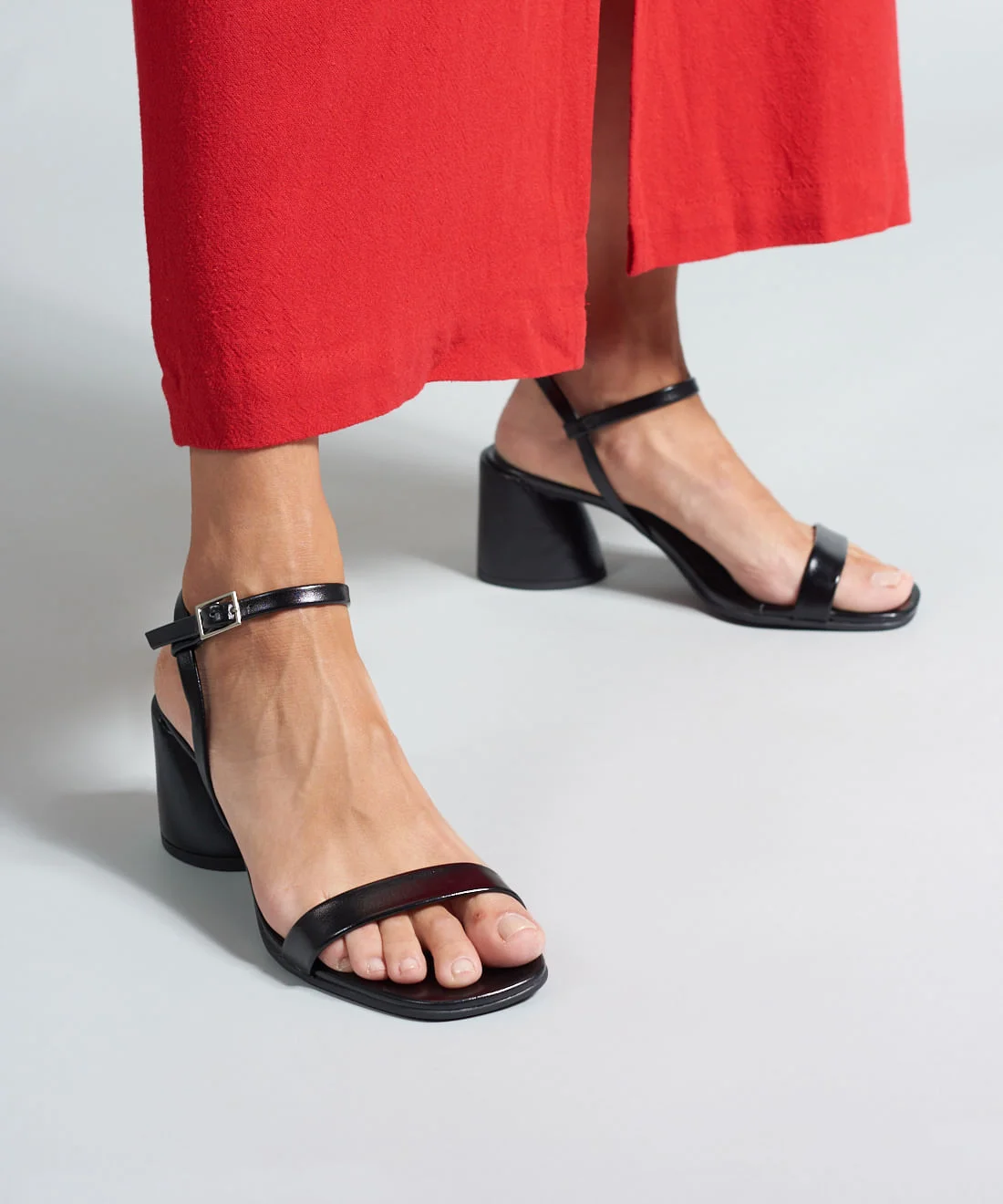 Sandalia Media Soft Bloco - Preto Preto 5