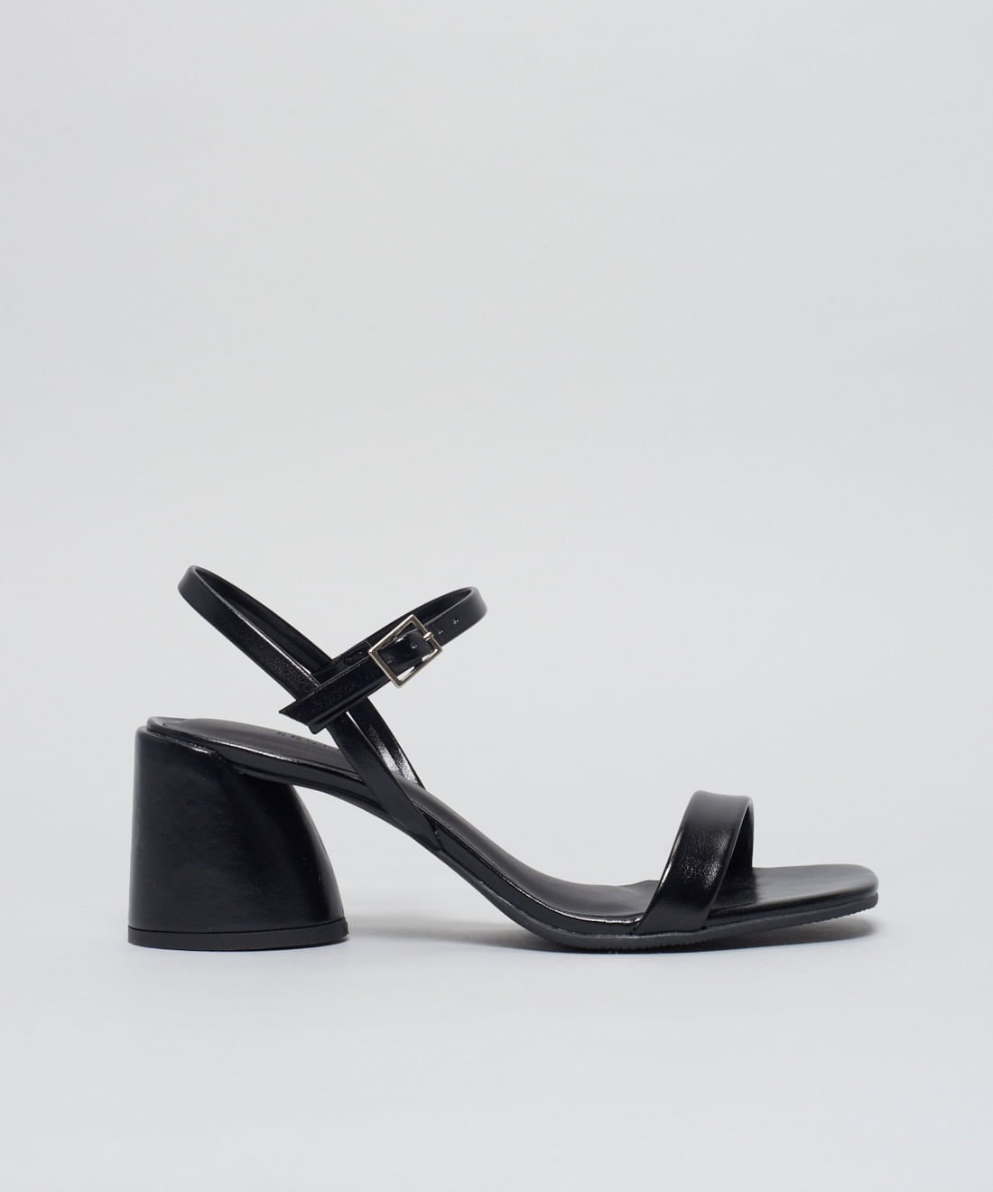 Sandalia Media Soft Bloco - Preto