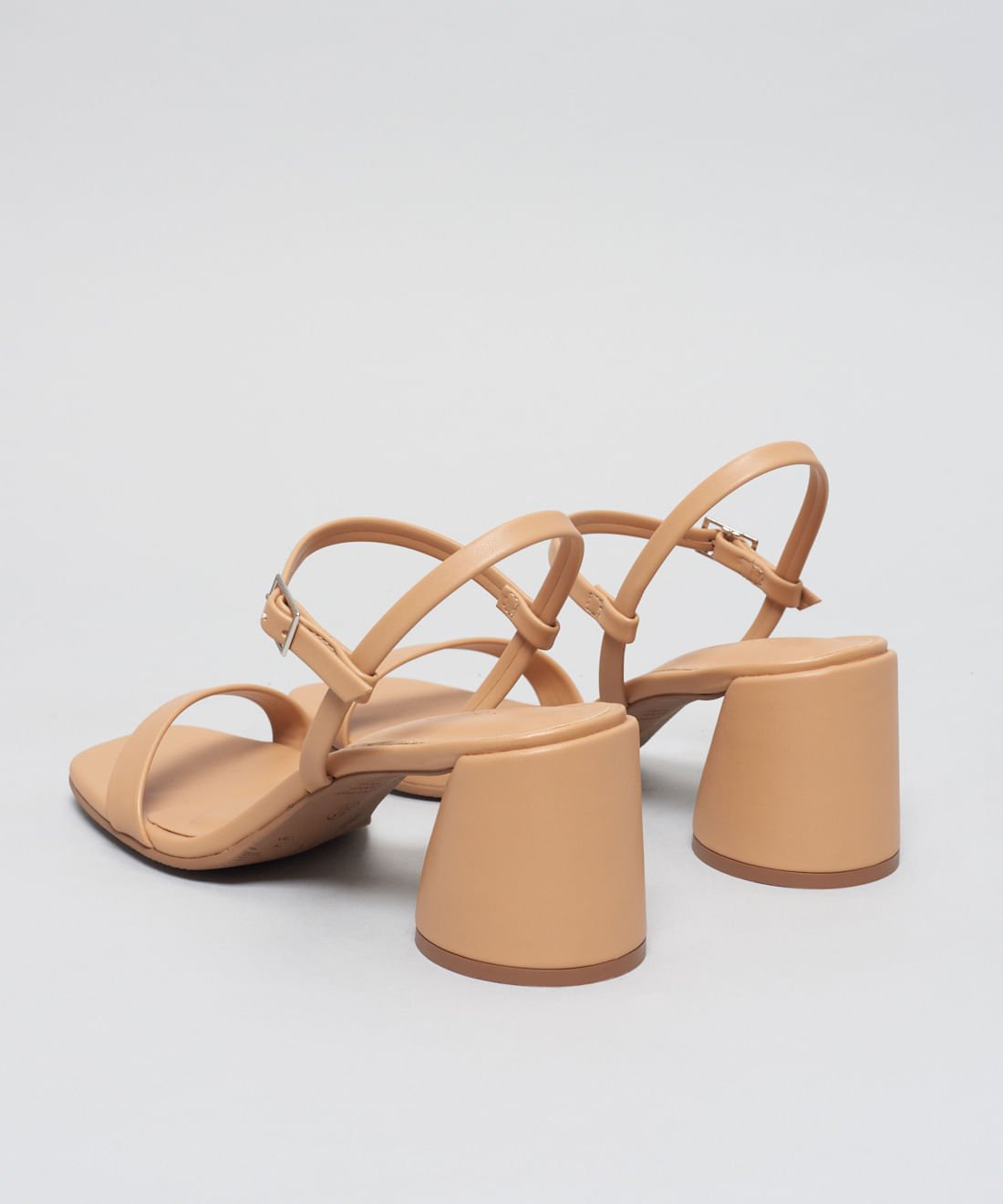 Sandalia Media Soft Bloco - Caramelo Bege 3