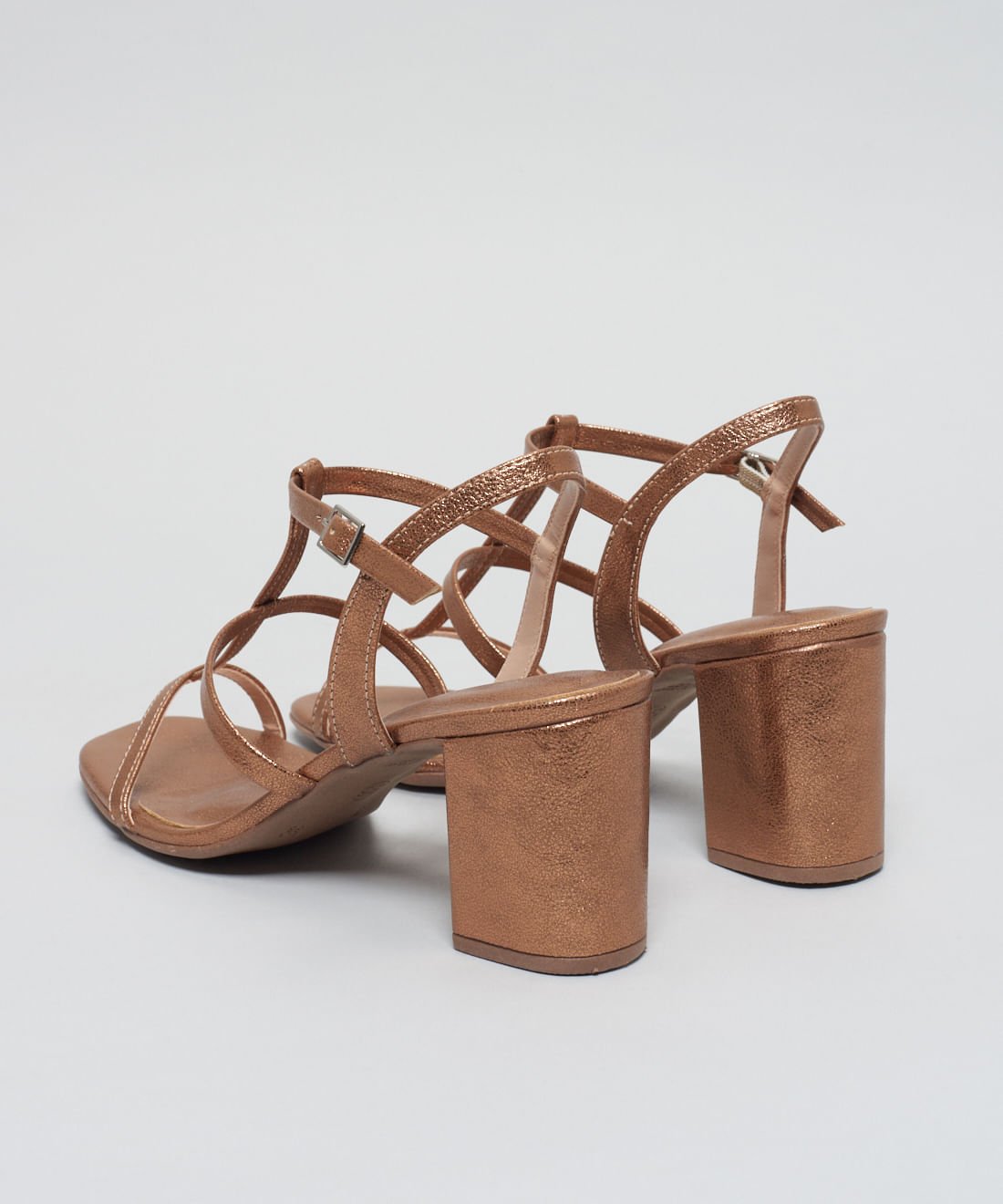 Sandalia Soft Salto Festa - Bronze Bronze 3