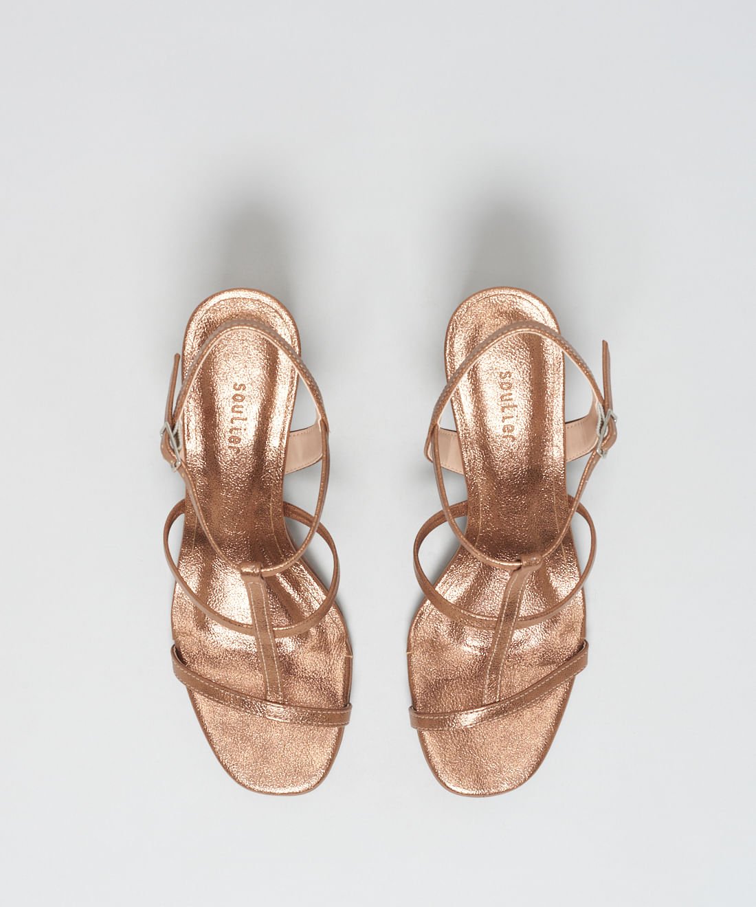 Sandalia Soft Salto Festa - Bronze Bronze 4