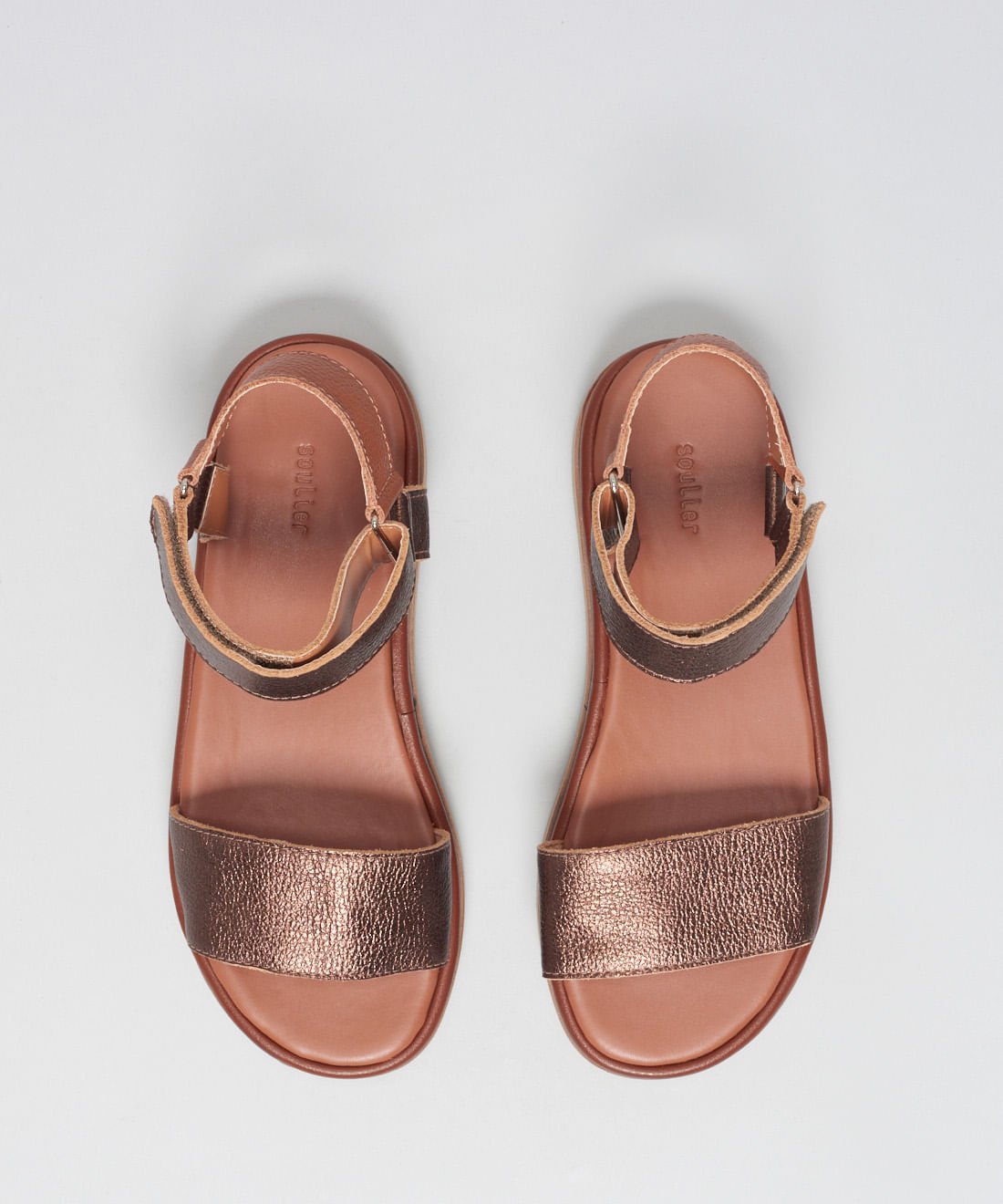 Flat Couro Joana - Bronze Bronze 4