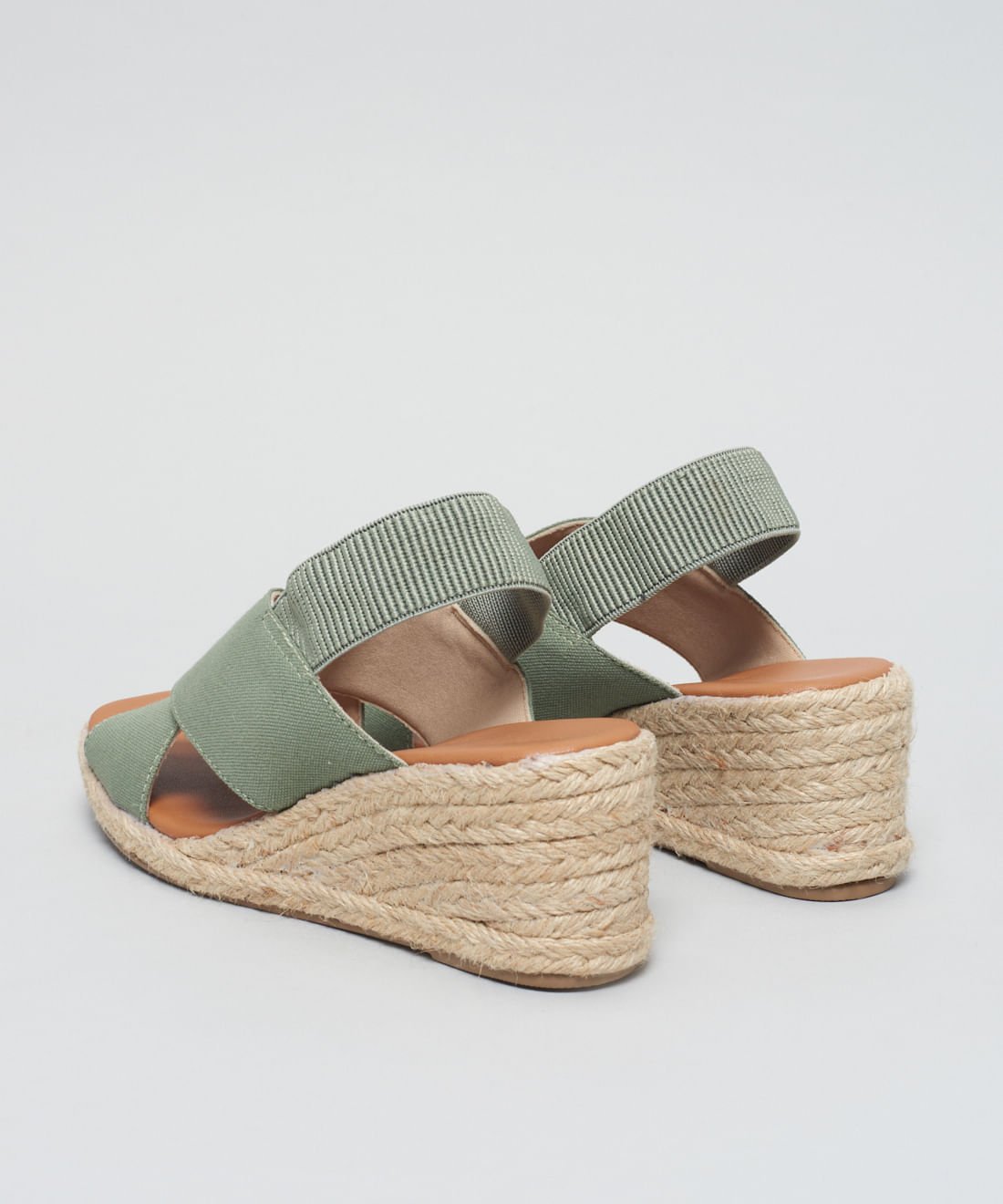 Anabela Lona Tiras Cruzadas - Pistache Verde 3