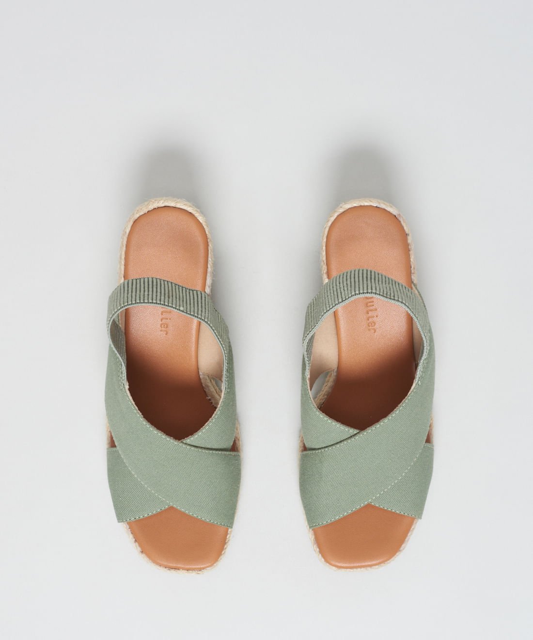 Anabela Lona Tiras Cruzadas - Pistache Verde 4