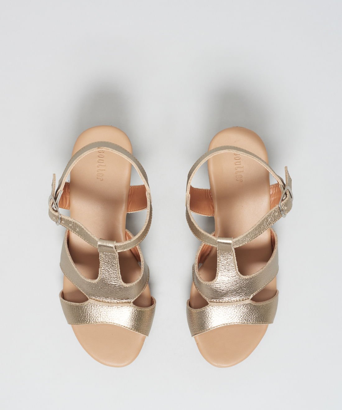 Anabela Couro Gisele - Prata Velho Prata Velho 4