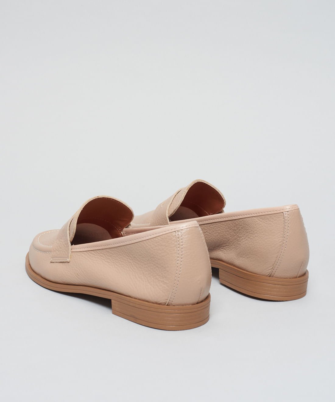 Mocassim Couro Vira Soul - Avela Bege 3