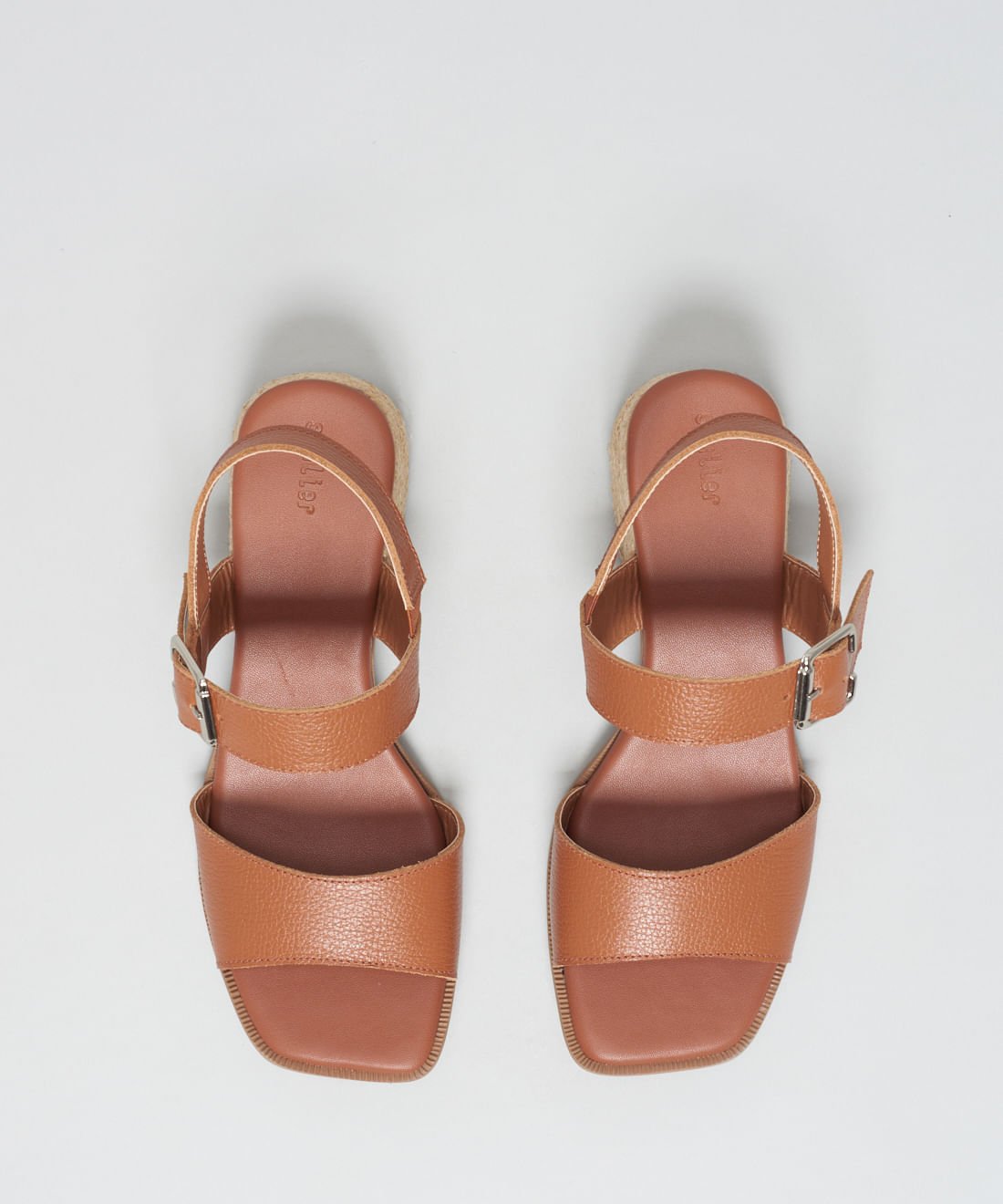 Sandalia Media Saltinho Rami - Mousse Marrom 4