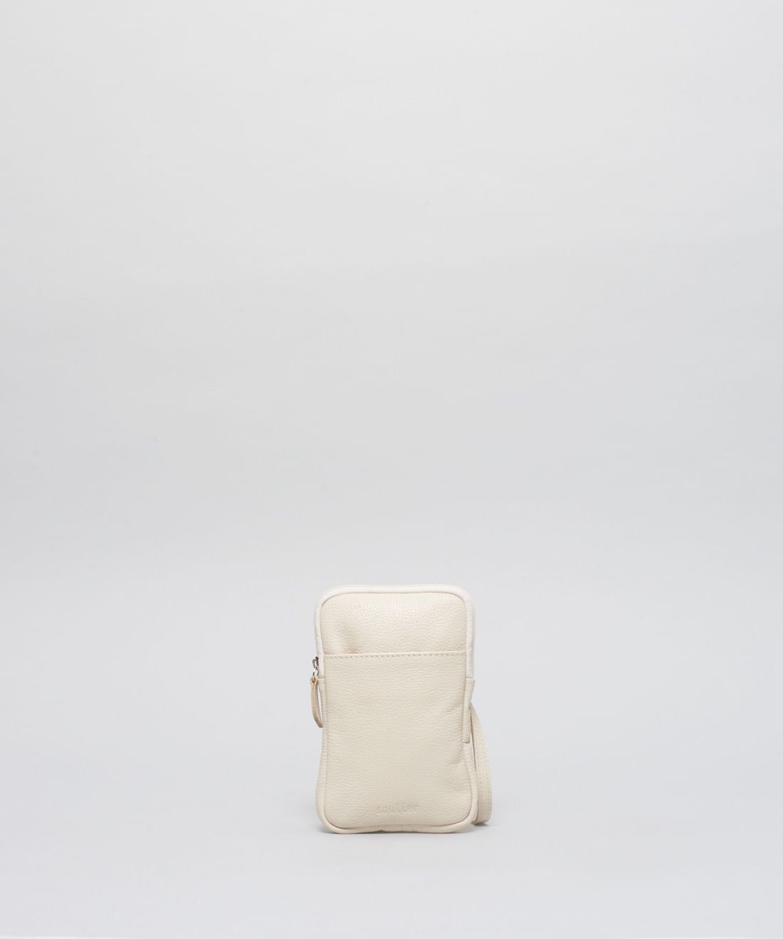 Bolsa p Couro Alcas - Offwhite